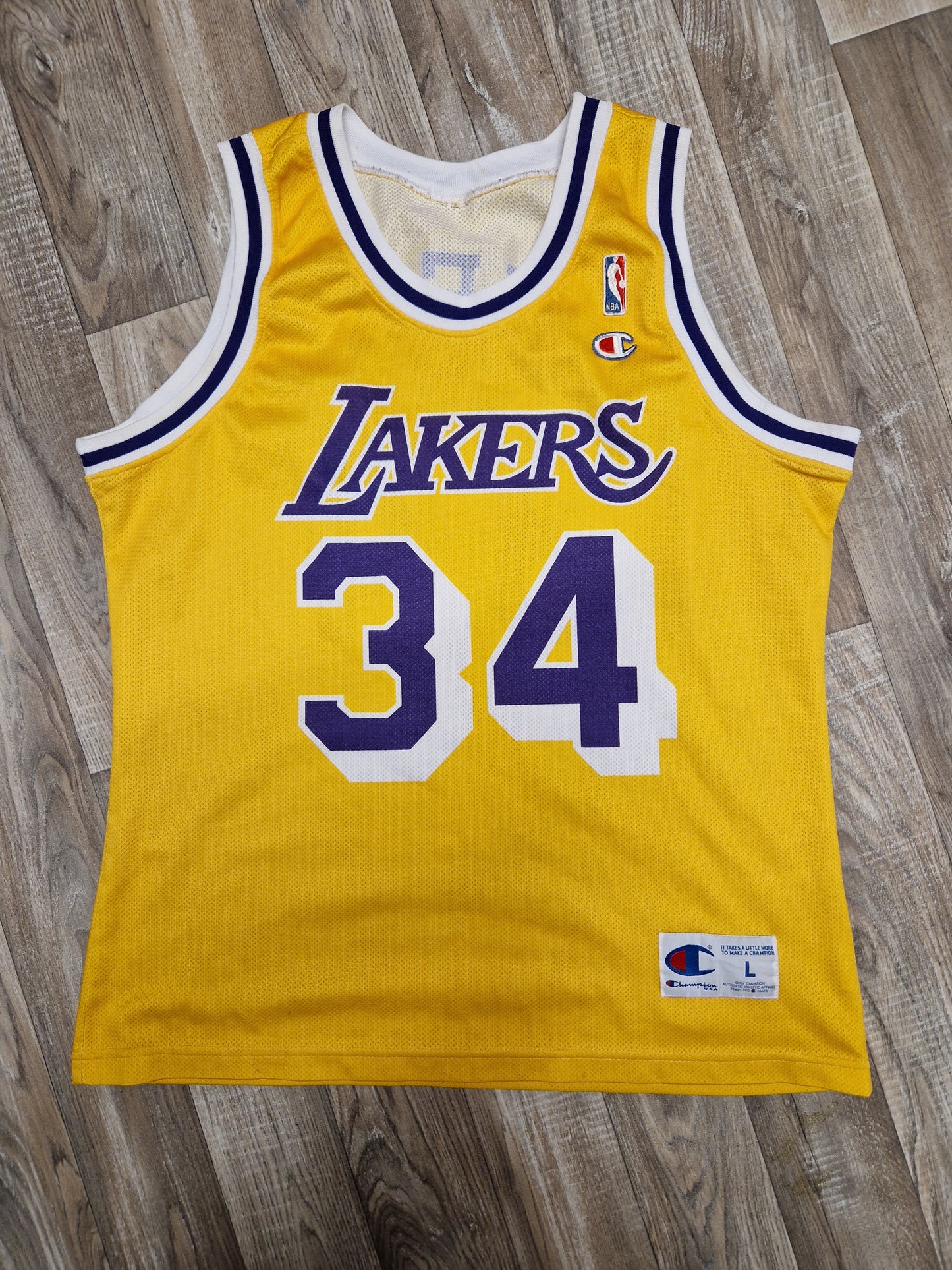 Shaquille O'Neal Los Angeles Lakers Jersey Size Large