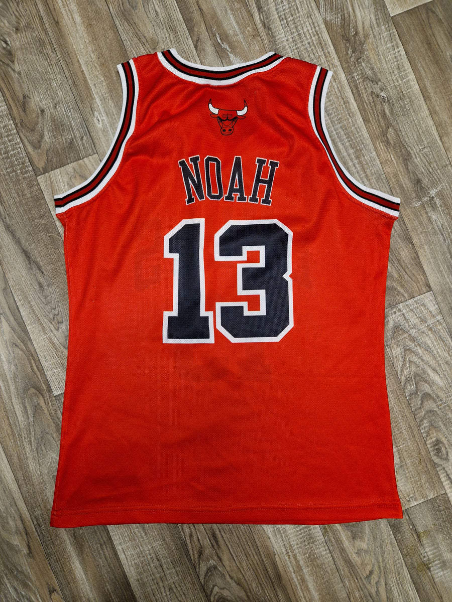 JOAKIM NOAH CHICAGO BULLS JERSEY NBA BASKETBALL SWINGMAN CHAMPION SIZE S