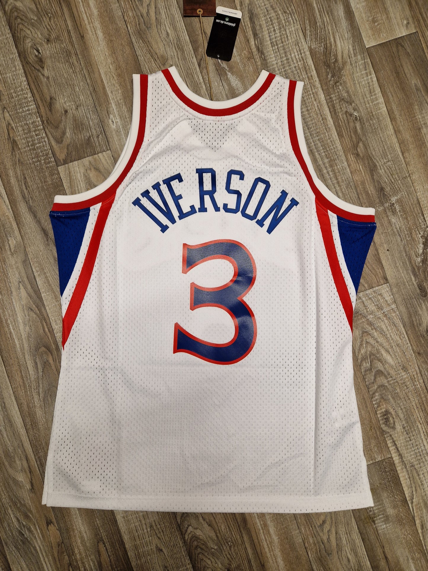 Allen Iverson Philadelphia 76ers Jersey Size Large