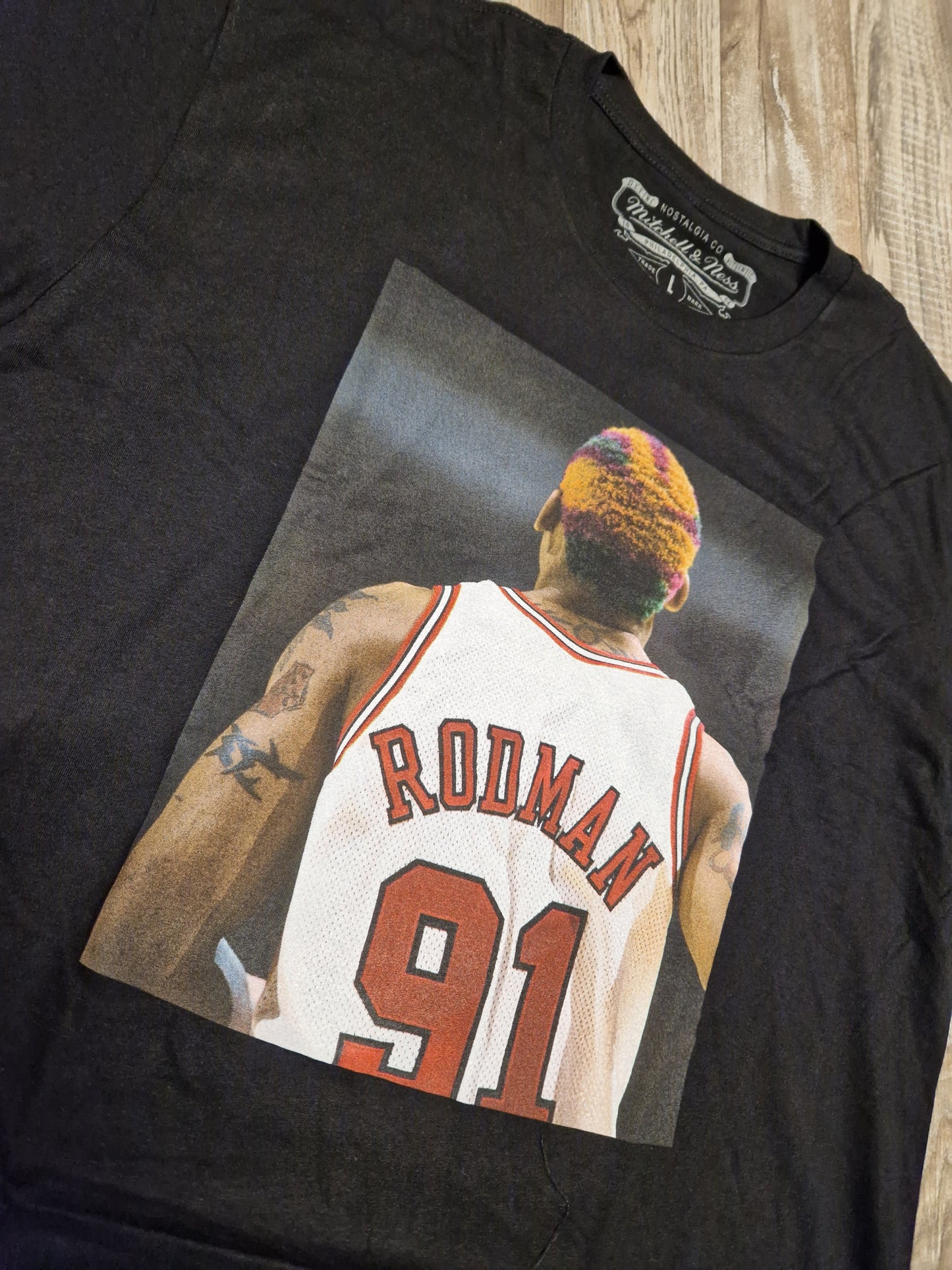 Dennis Rodman Chicago Bulls T-Shirt Size Large
