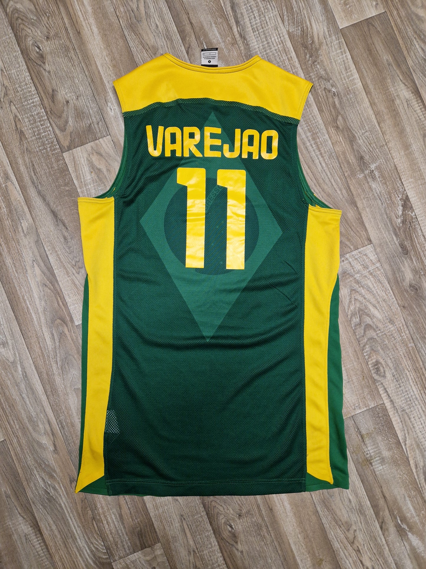 Anderson Varejao Brazil Basketball Jersey Size Small