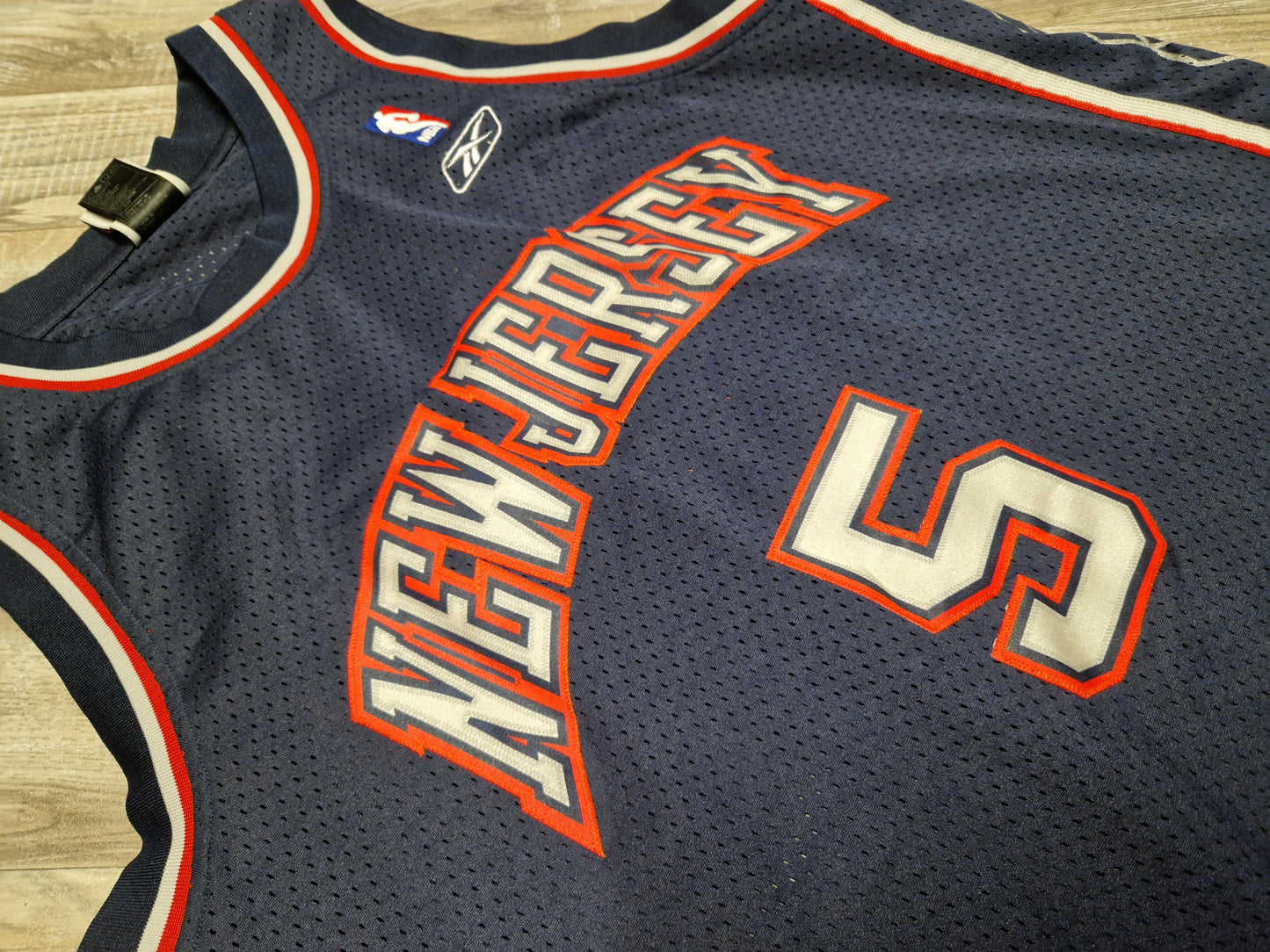 Jason Kiss New Jersey Nets Jersey Size Large