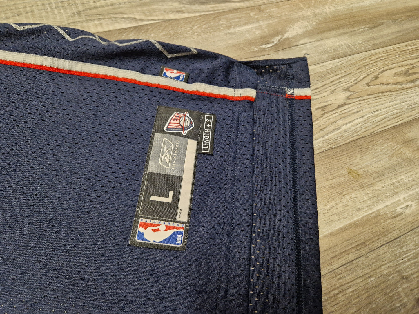 Jason Kiss New Jersey Nets Jersey Size Large