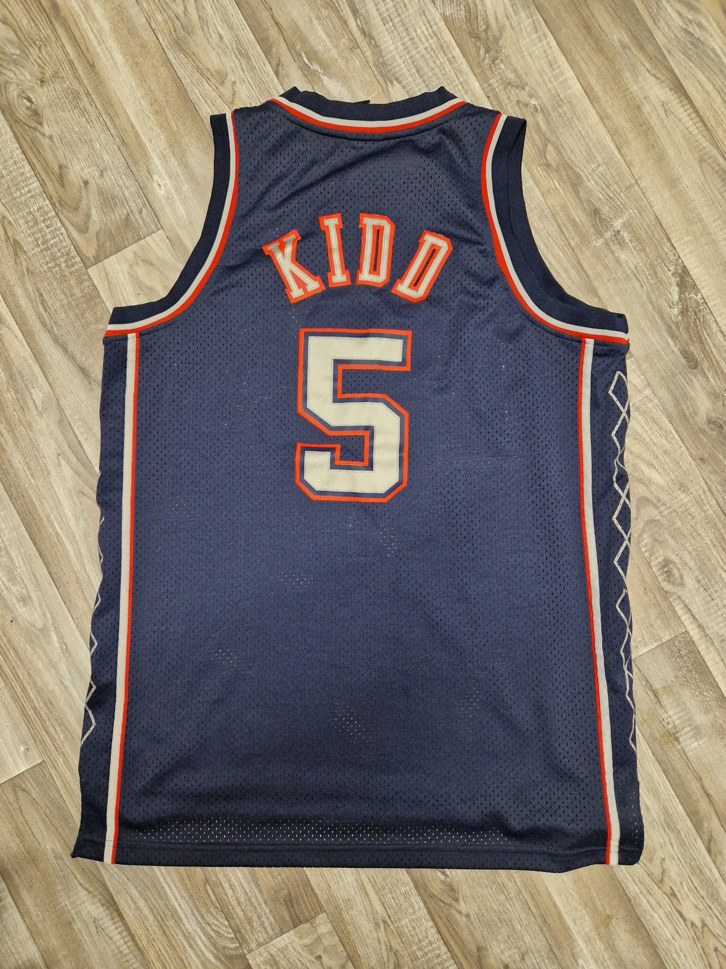 Jason Kiss New Jersey Nets Jersey Size Large