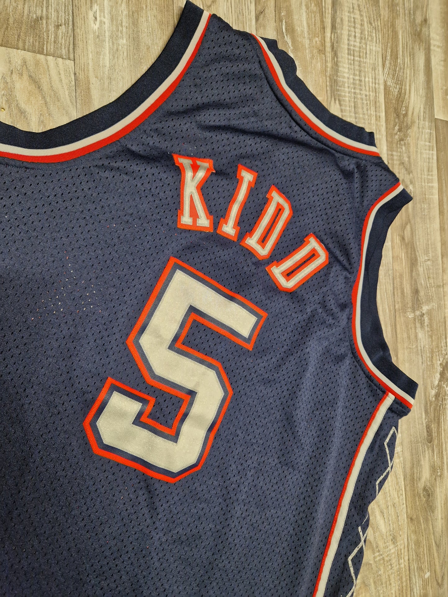 Jason Kiss New Jersey Nets Jersey Size Large