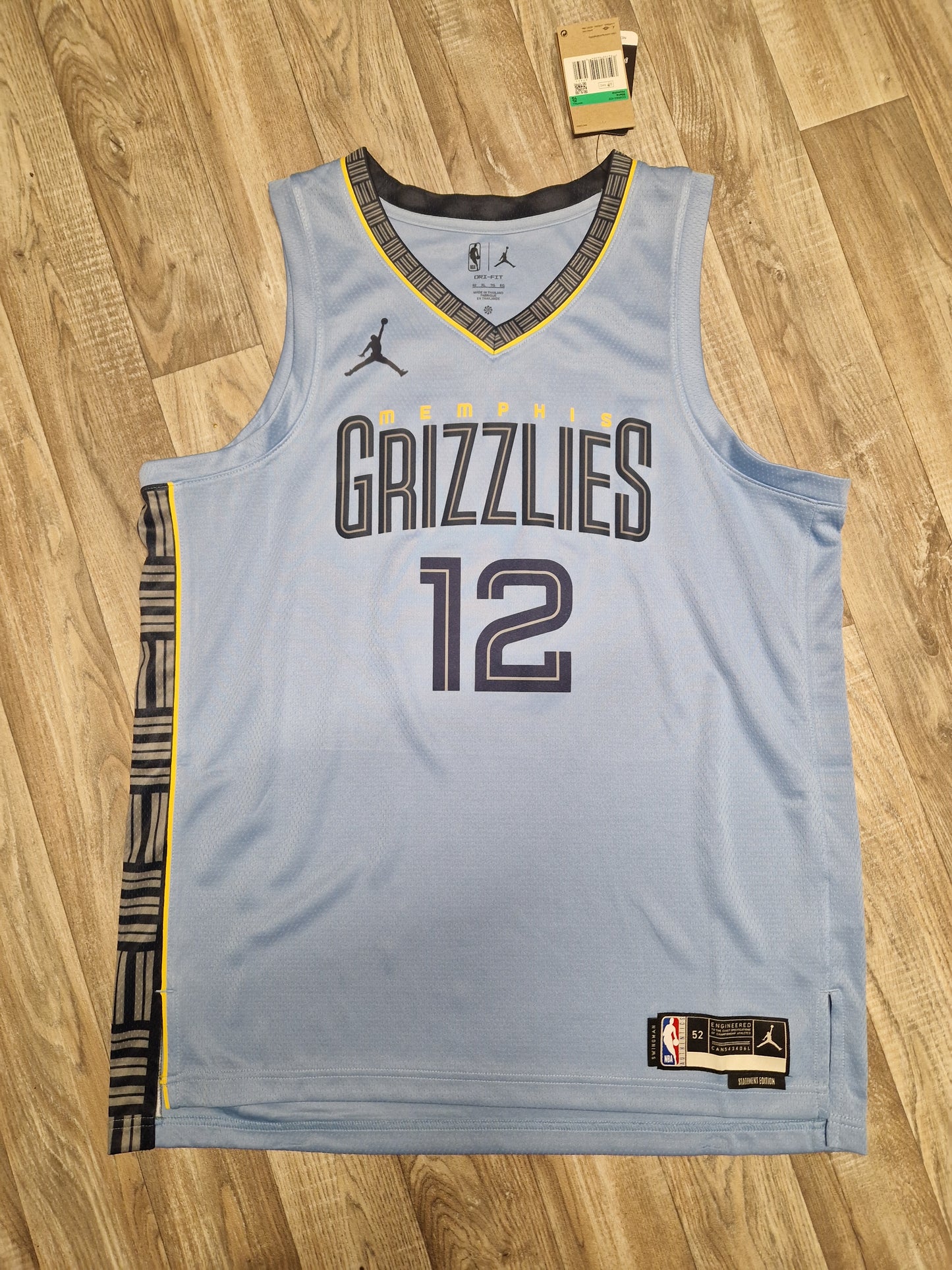 Ja Morant Memphis Grizzlies Jersey Size XL