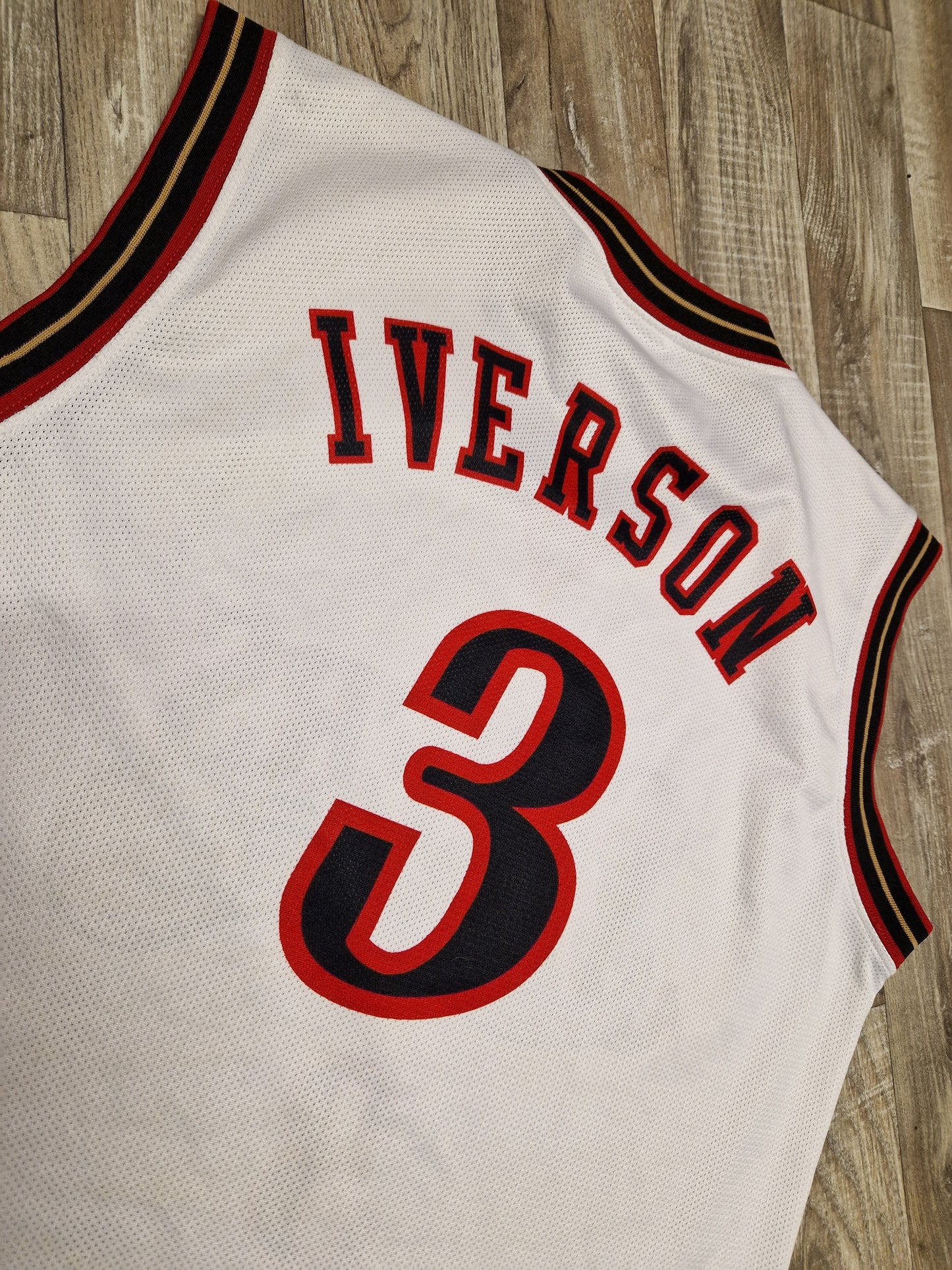 Allen Iverson Philadelphia 76ers Jersey Size Large