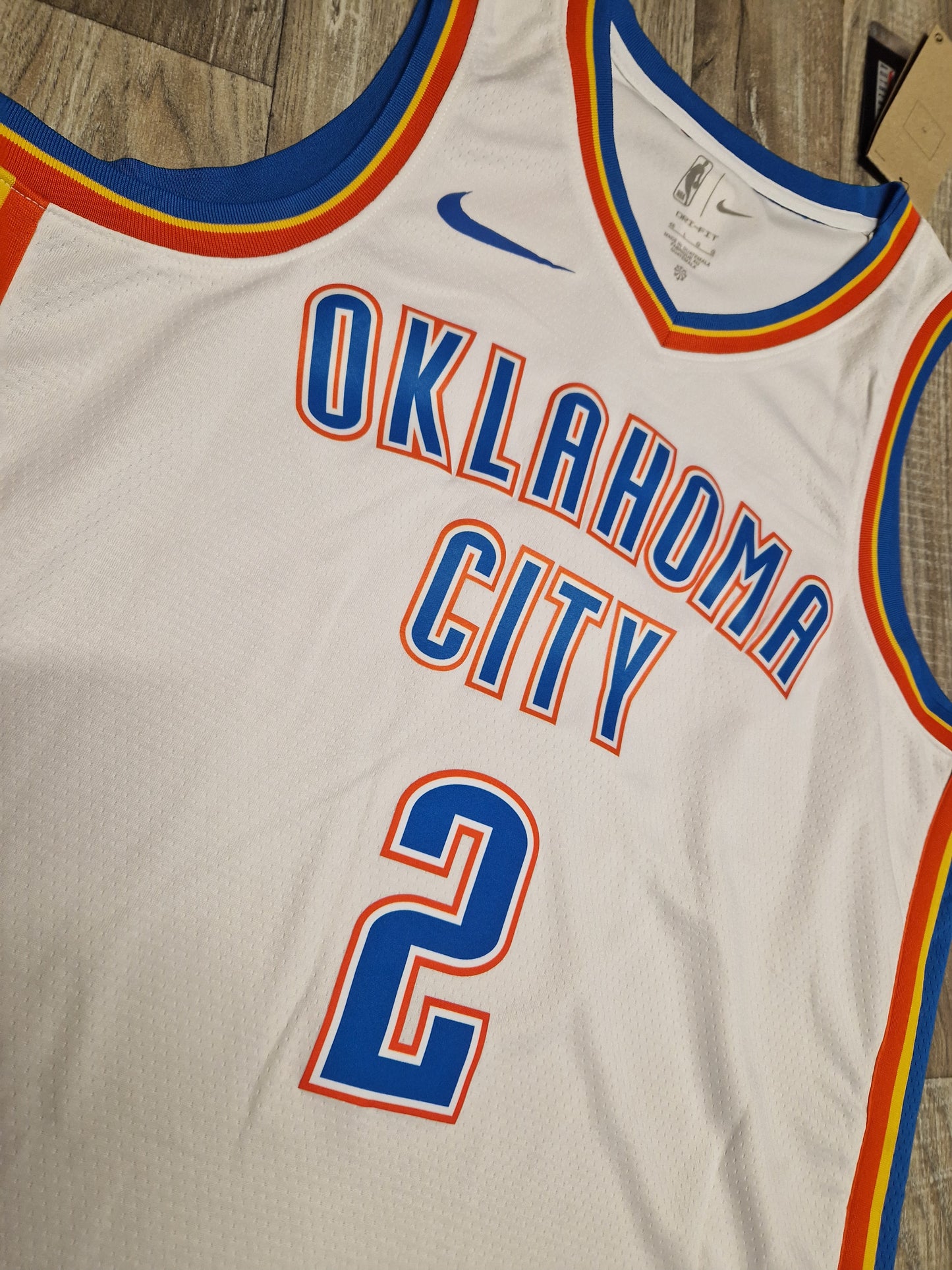 Shai Gilgeous-Alexander Oklahoma City Thunder Jersey Size Large