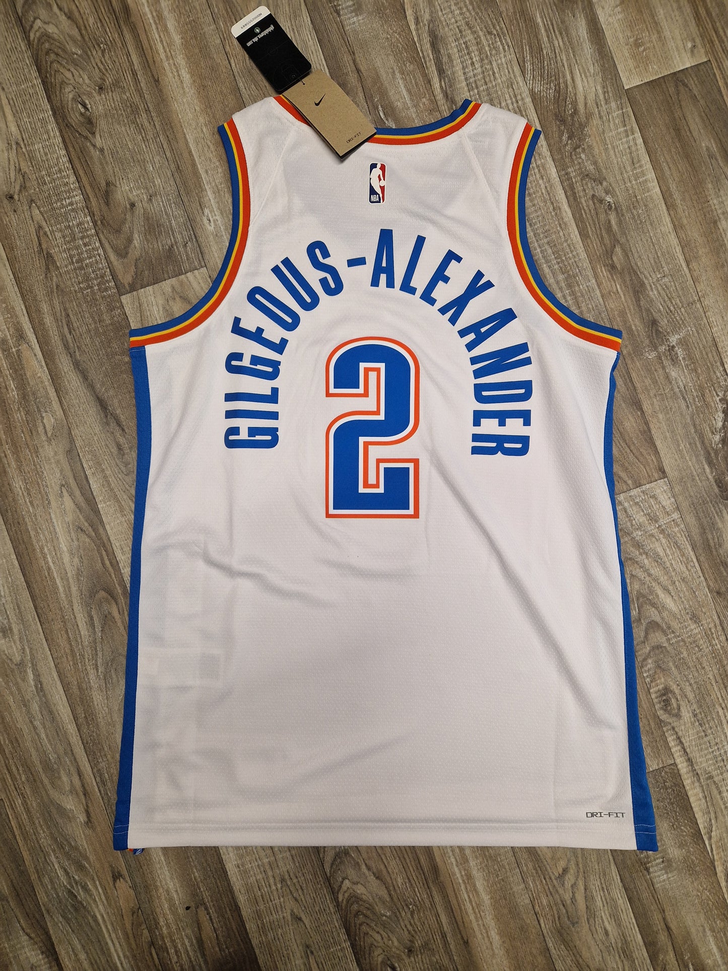 Shai Gilgeous-Alexander Oklahoma City Thunder Jersey Size Large