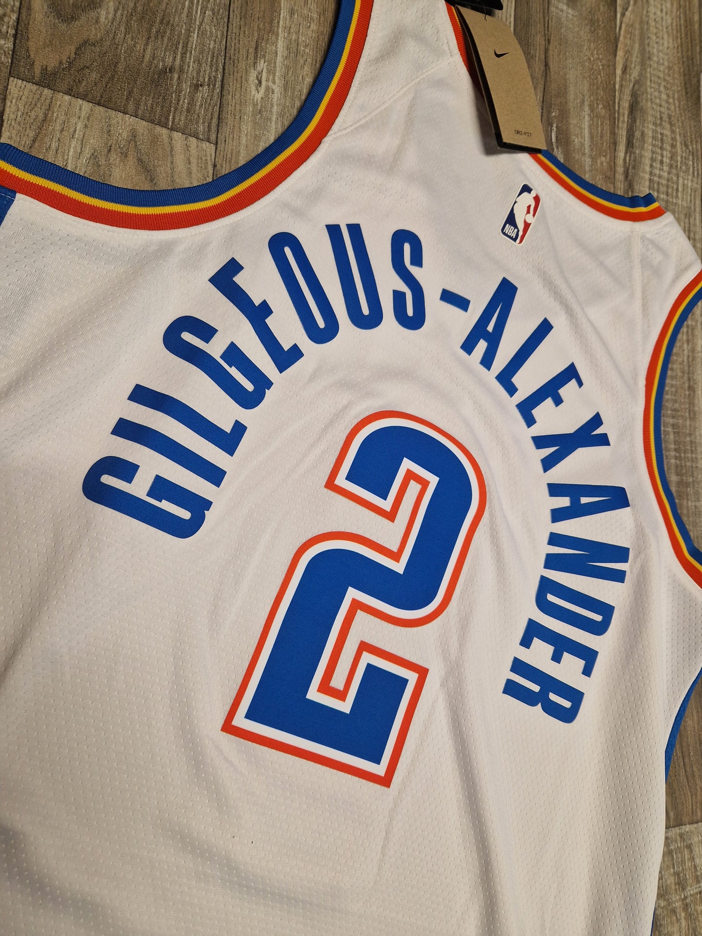 Shai Gilgeous-Alexander Oklahoma City Thunder Jersey Size Large