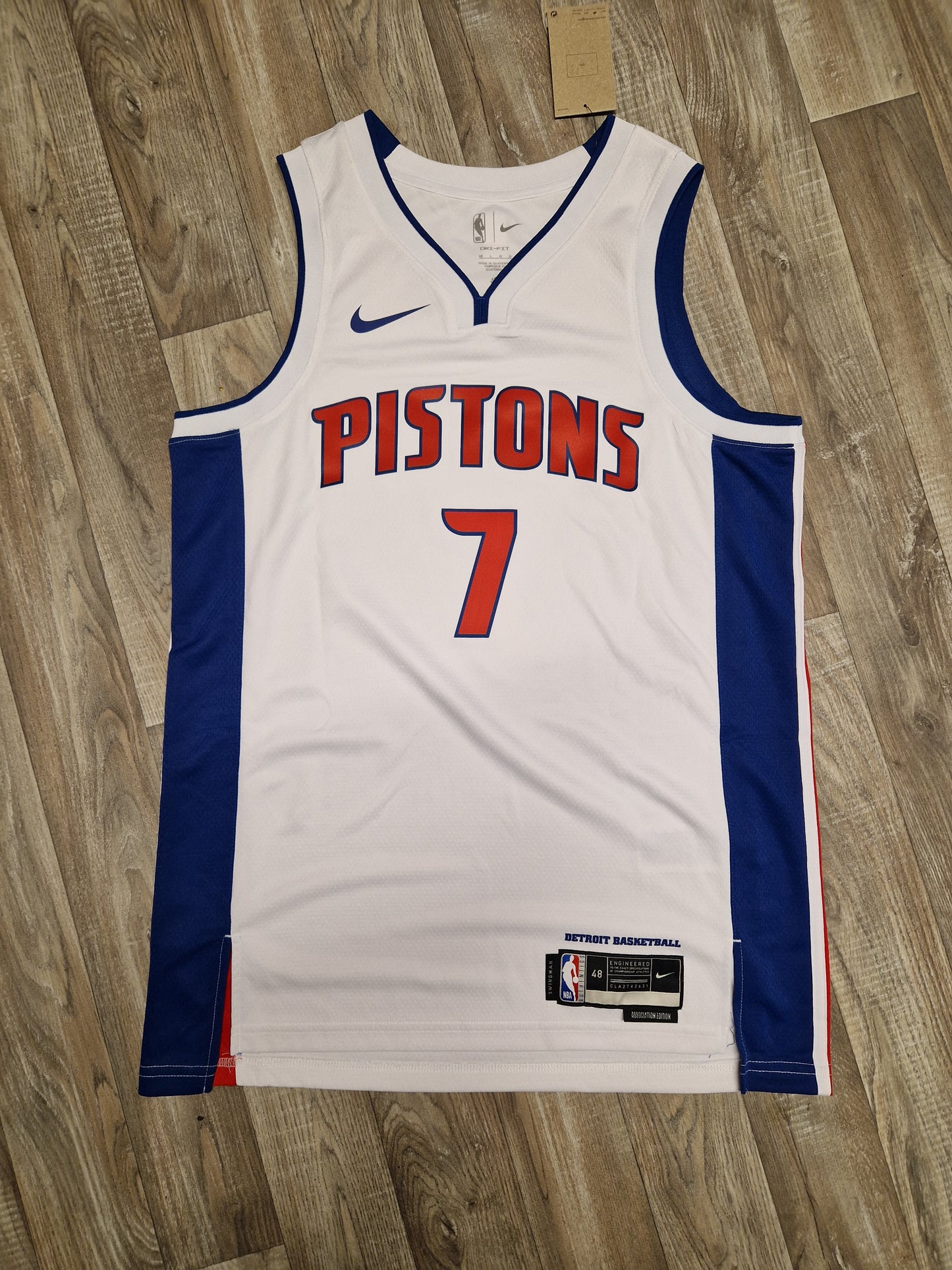 Killian Hayes Detroit Pistons Jersey Size Large