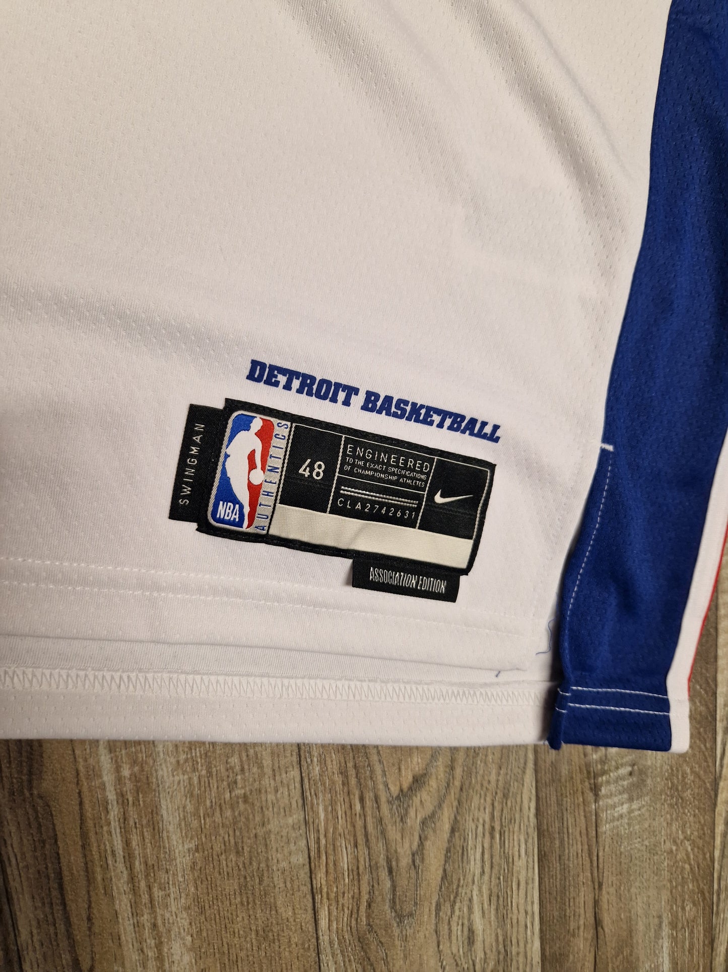 Killian Hayes Detroit Pistons Jersey Size Large