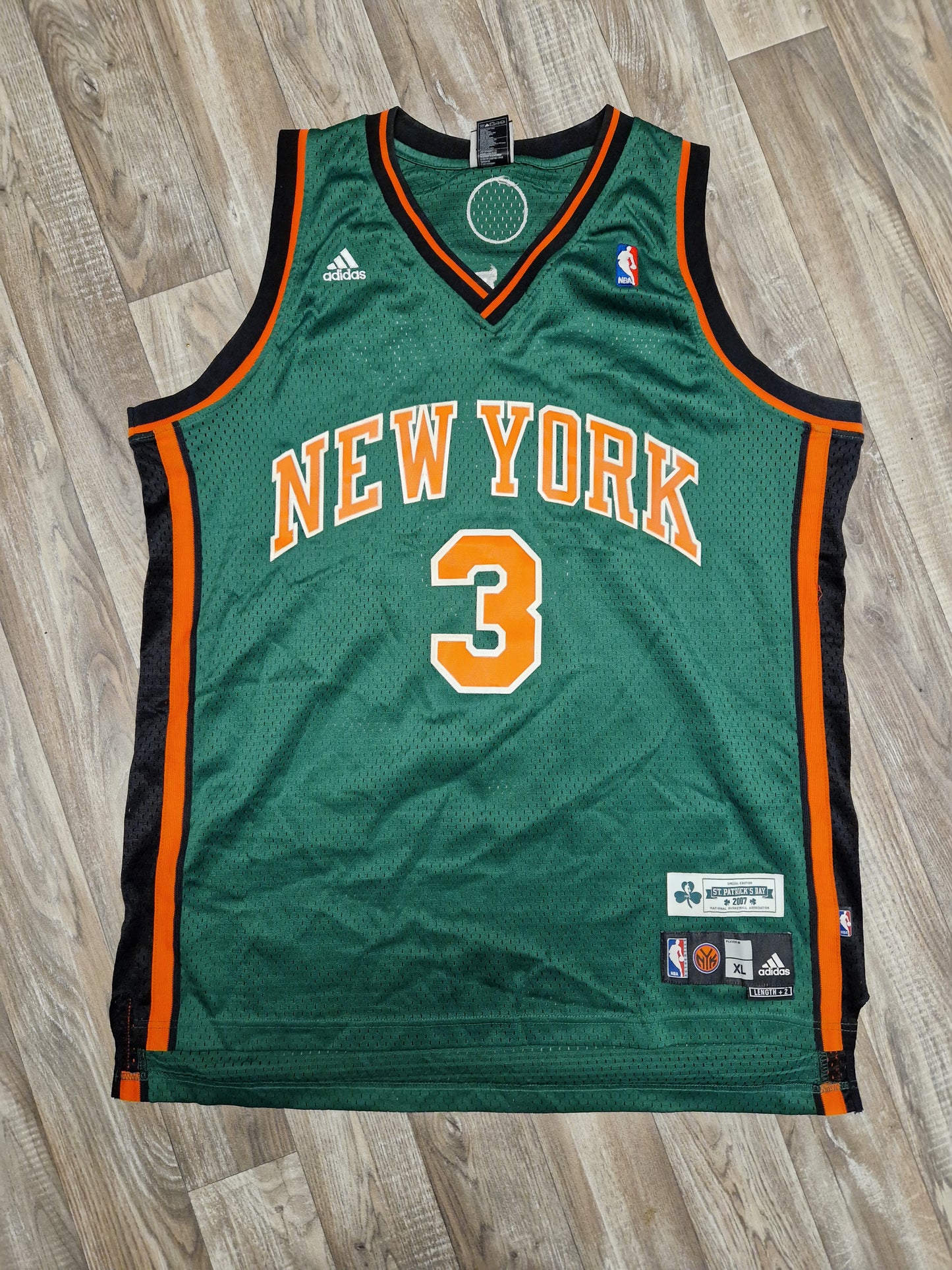 Stephon Marbury St Patricks Day New York Knicks Jersey Size XL