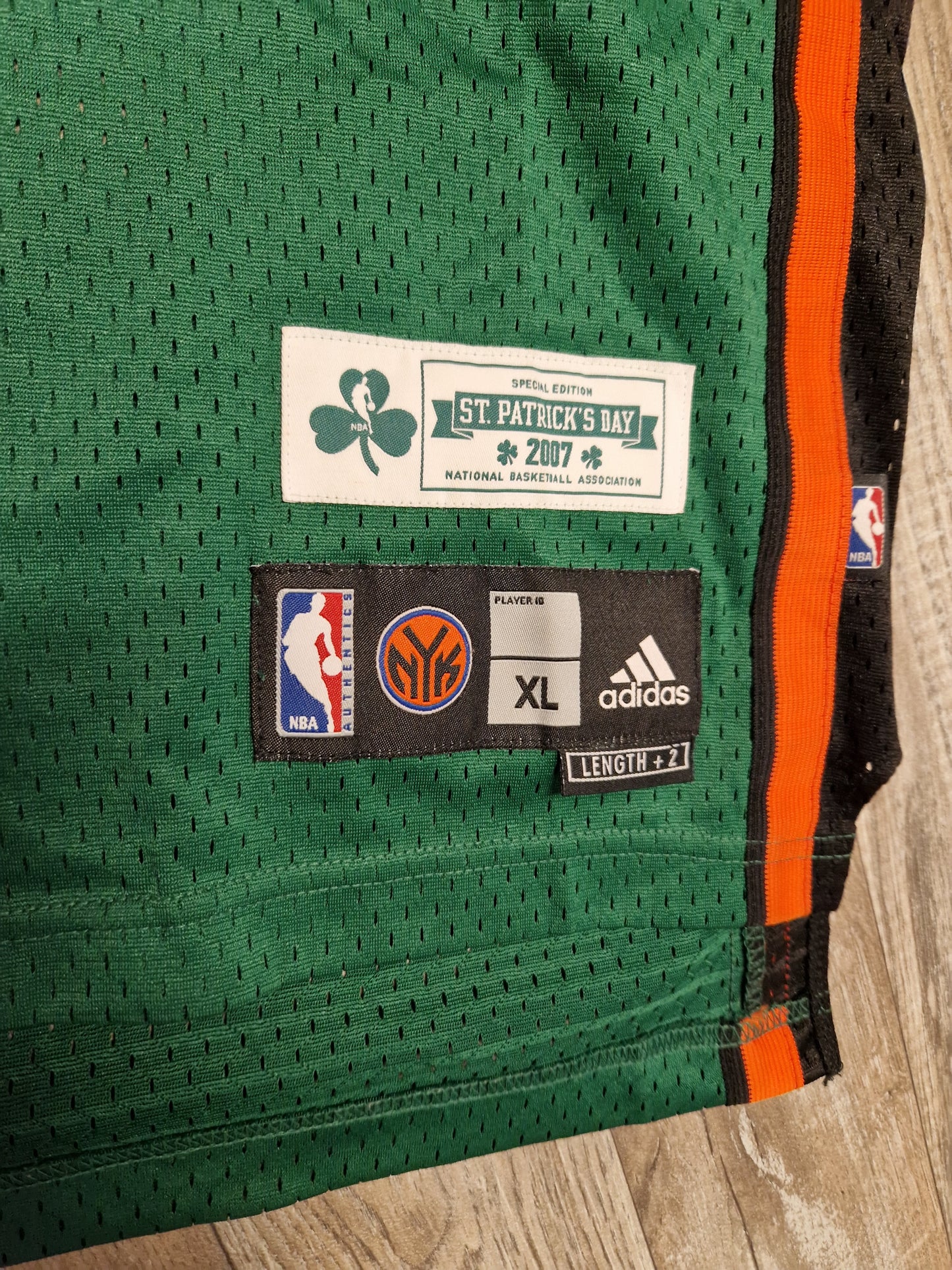 Stephon Marbury St Patricks Day New York Knicks Jersey Size XL
