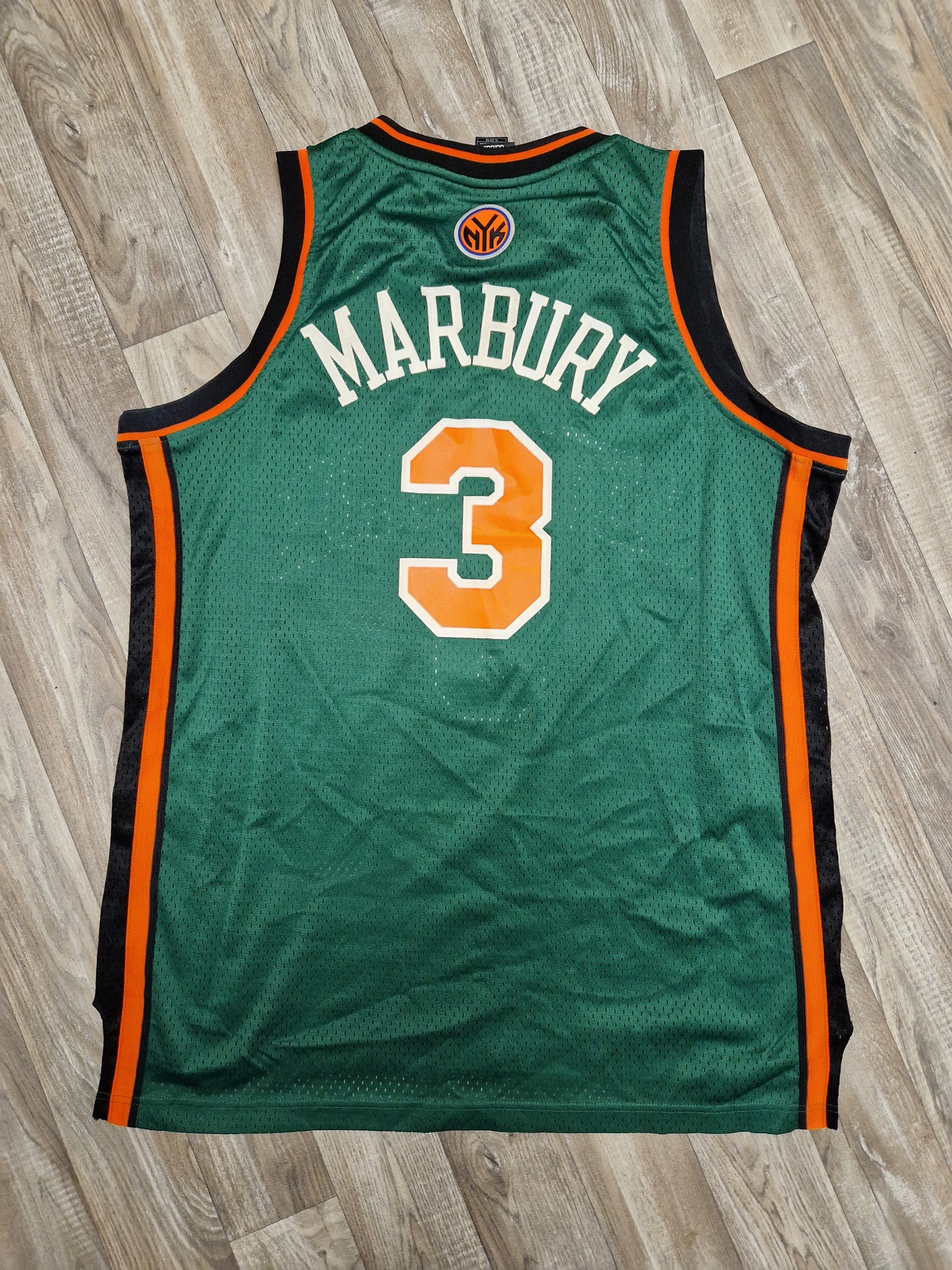 Stephon Marbury St Patricks Day New York Knicks Jersey Size XL