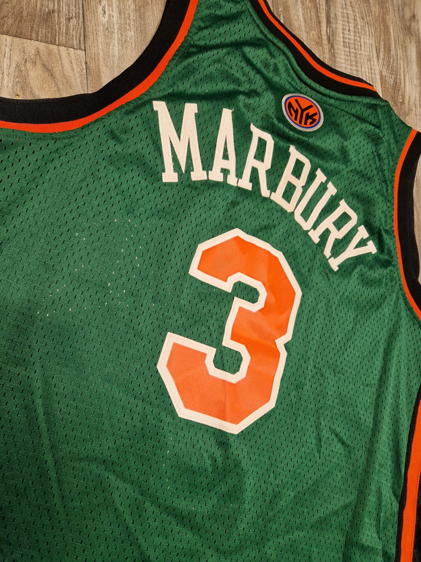 Stephon Marbury St Patricks Day New York Knicks Jersey Size XL