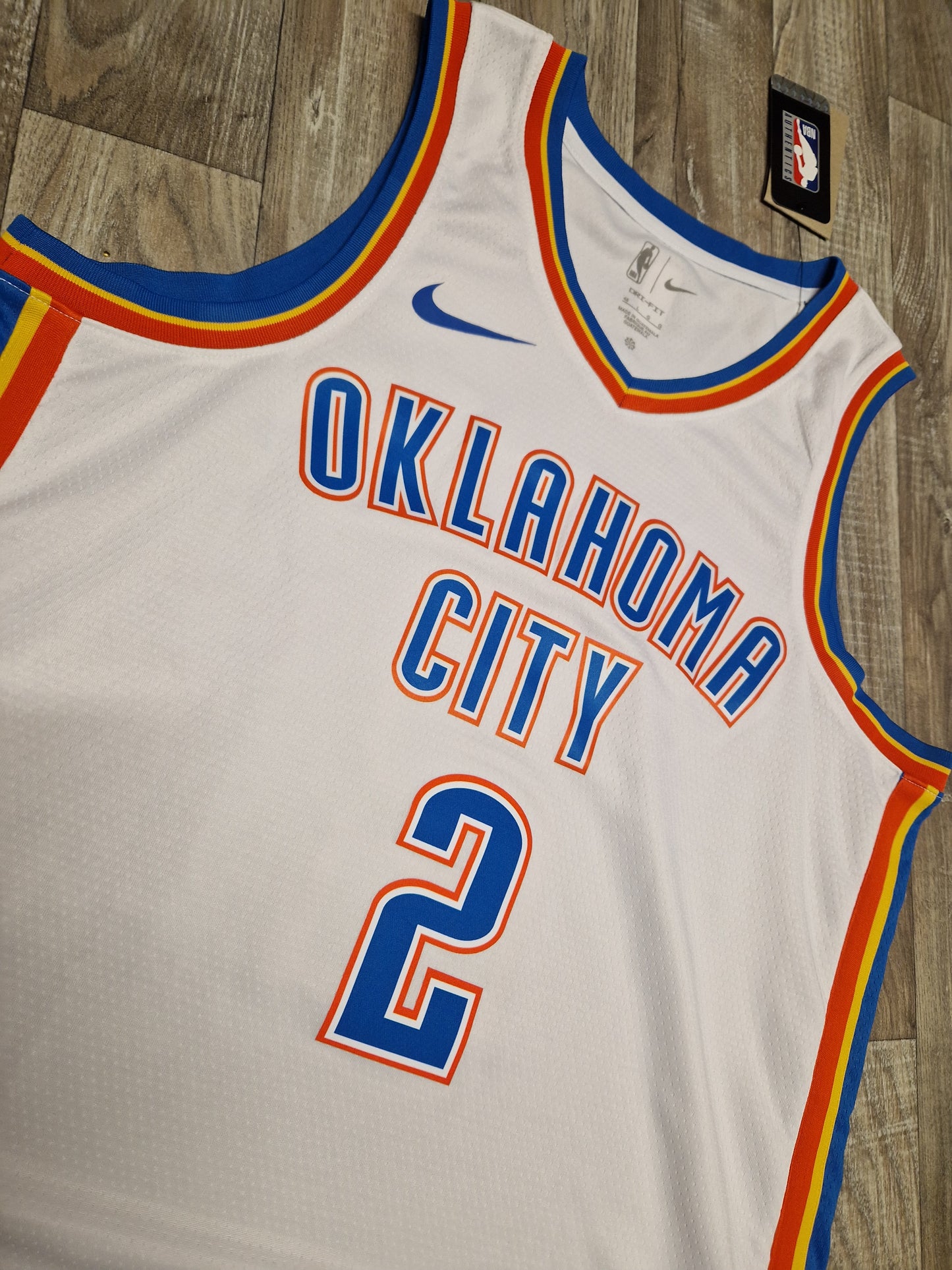 Shai Gildeous-Alexander Oklahima City Thunder Jersey Size Large