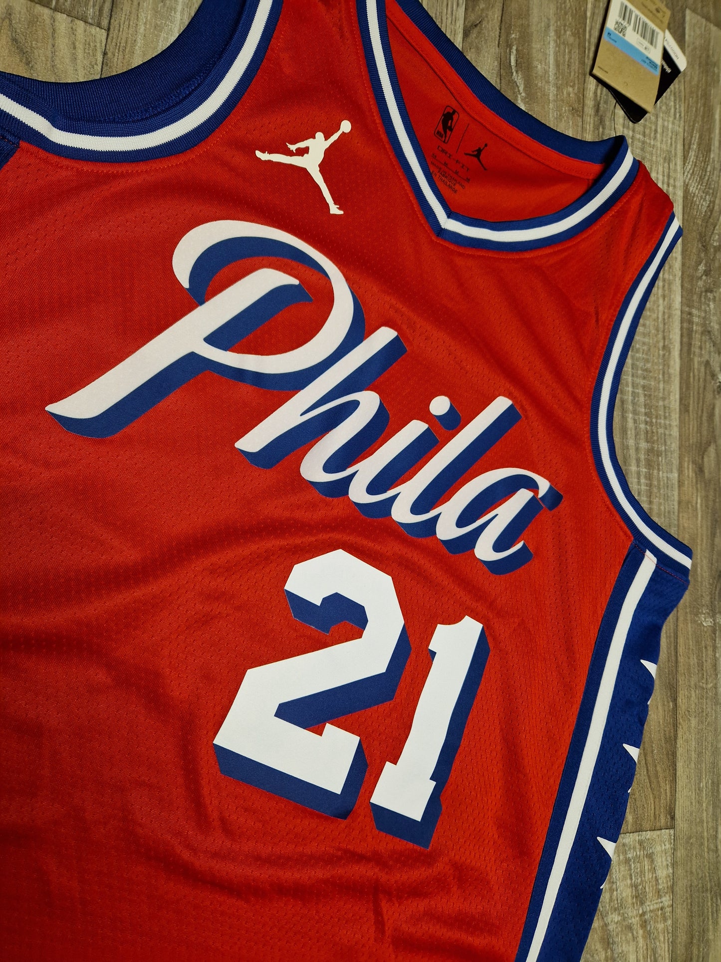 Joel Embiid Philadelphia 76ers Jersey Size Medium