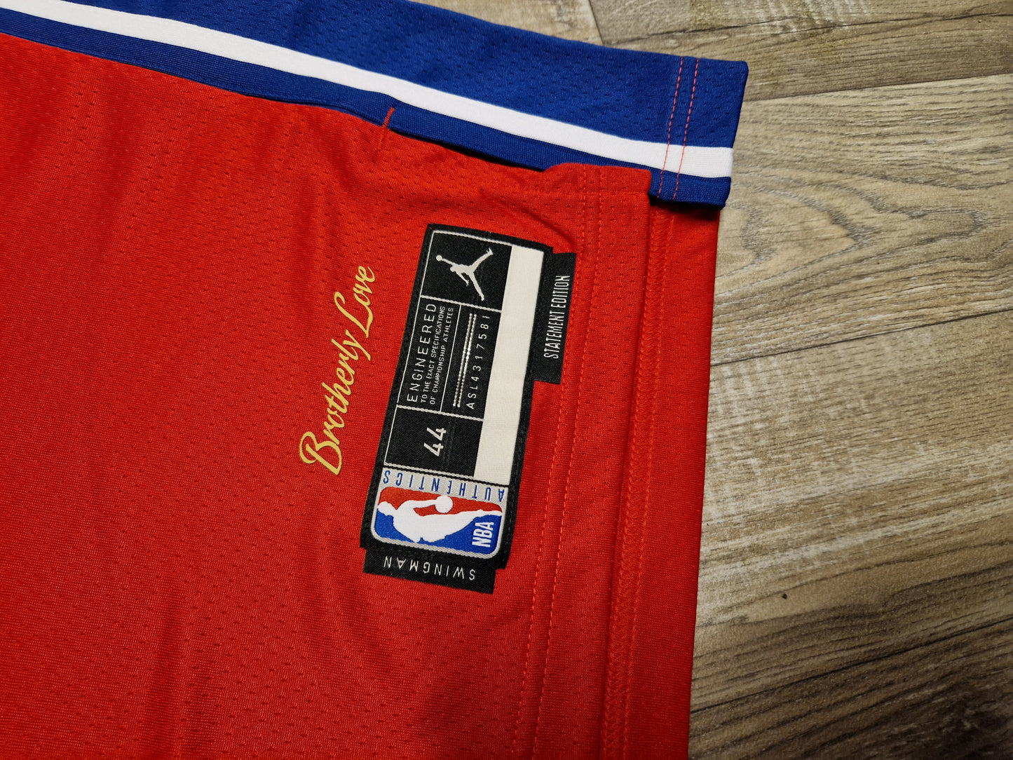 Joel Embiid Philadelphia 76ers Jersey Size Medium