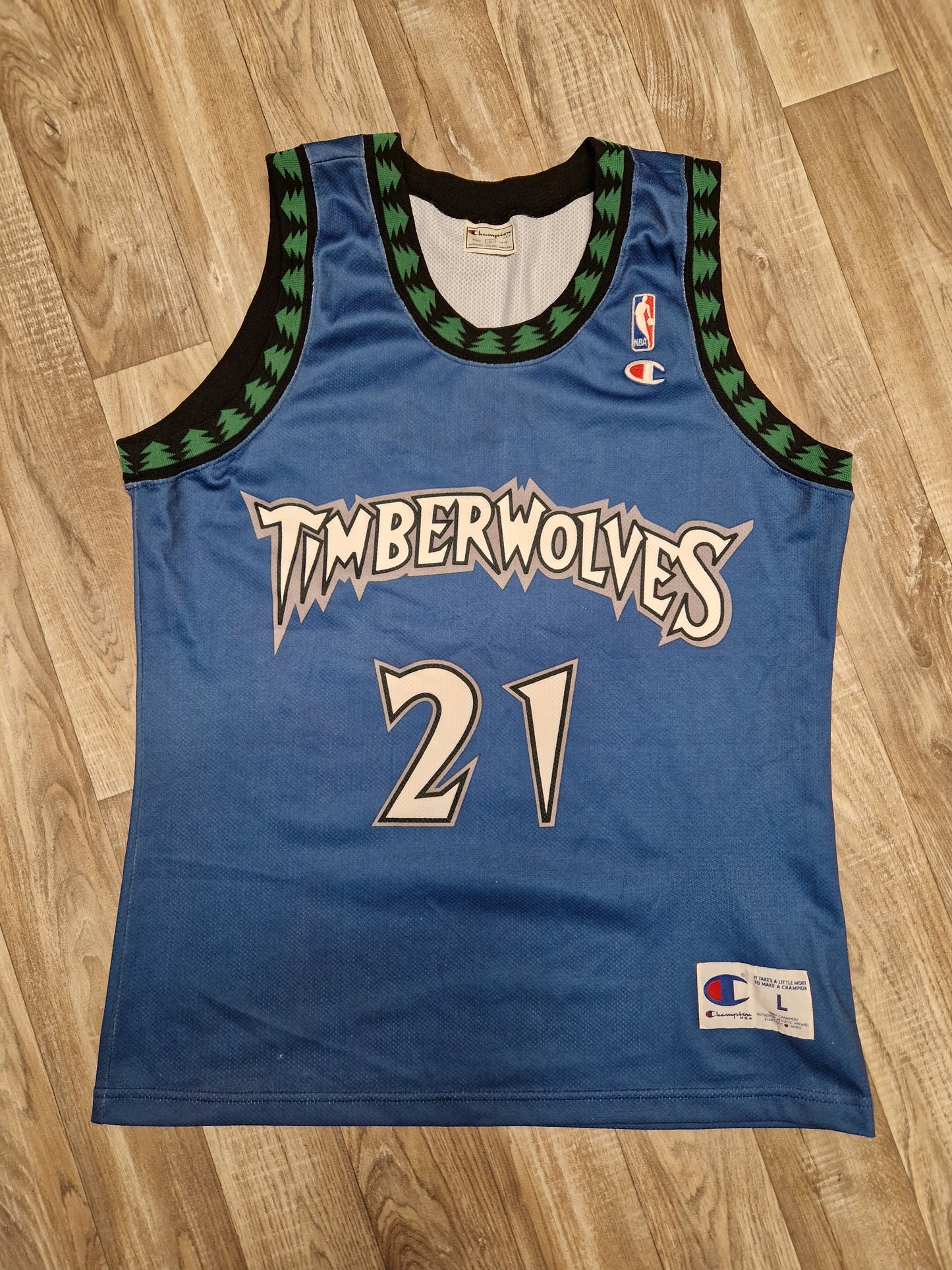 Kevin Garnett Minnesota Timberwolves Jersey Size Large
