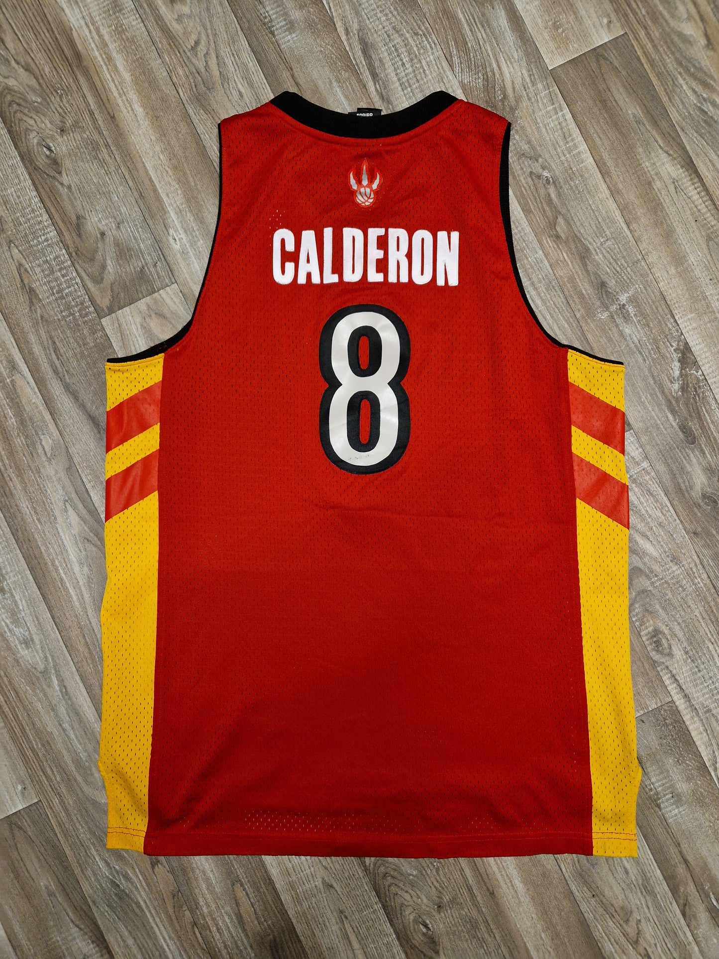 Jose Calderon Toronto Raptors NBA Europe 07 Jersey Size Large