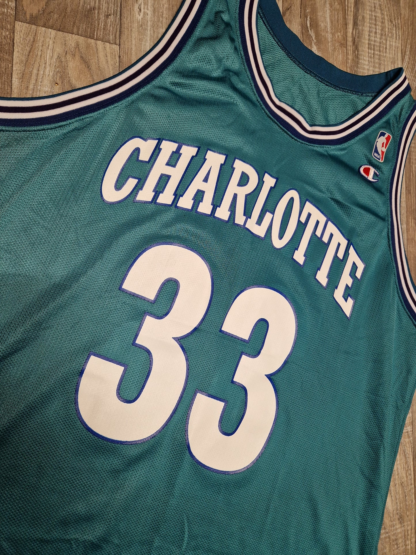 Alonzo Mourning Charlotte Hornets Jersey Size XL