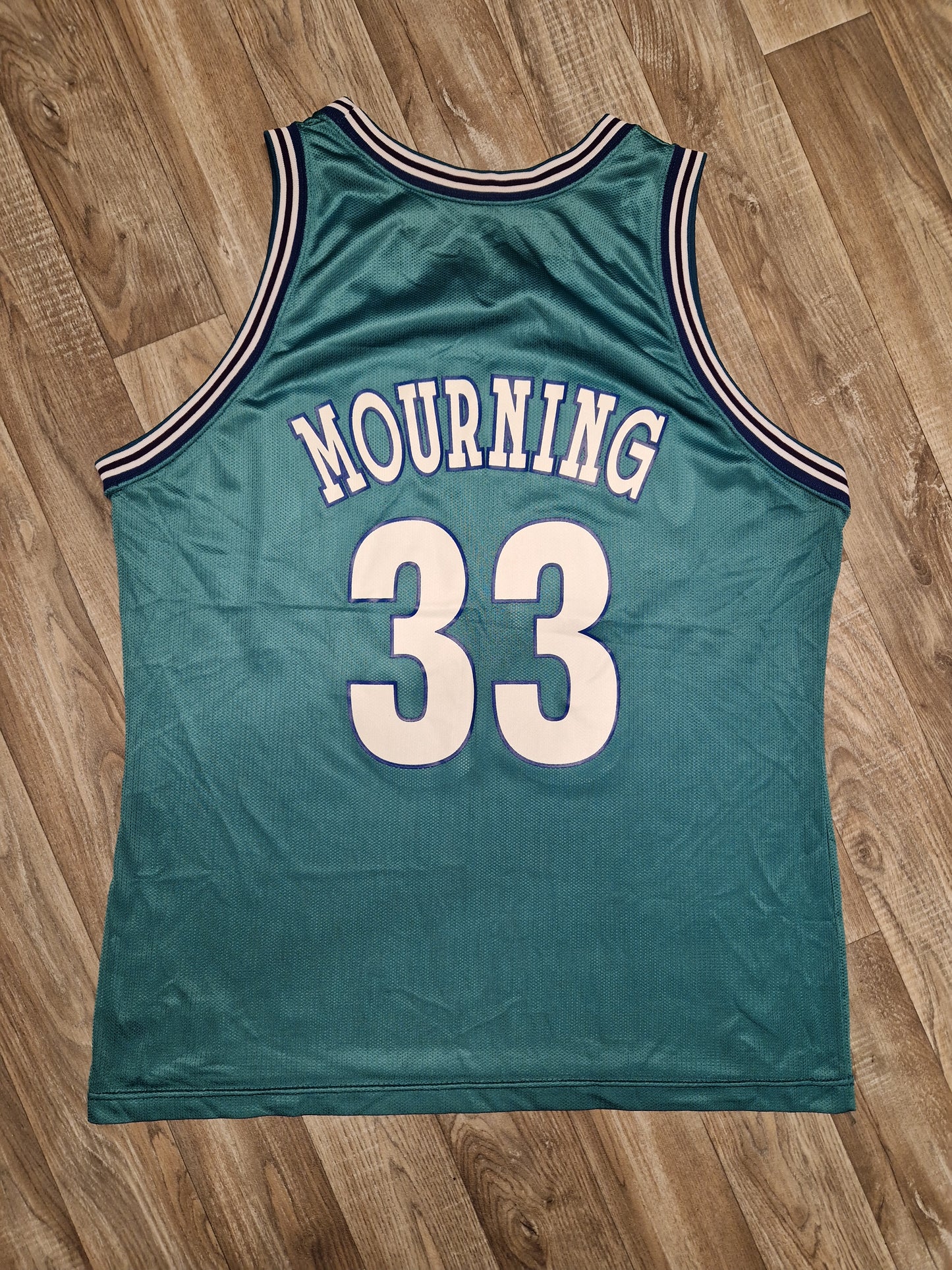Alonzo Mourning Charlotte Hornets Jersey Size XL