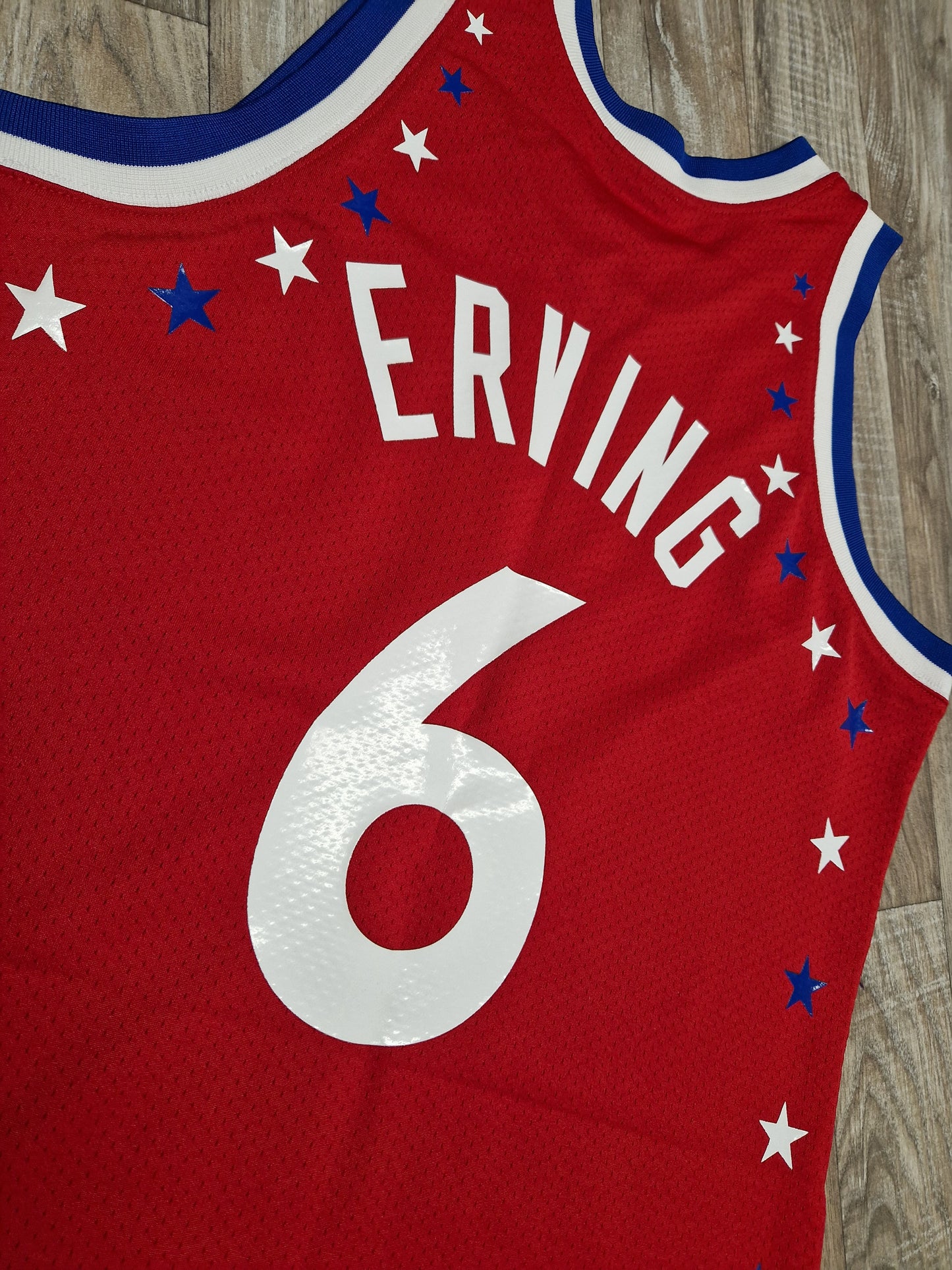 Julius Dr J Erving Authentic NBA All Star 1983 Jersey Size Medium