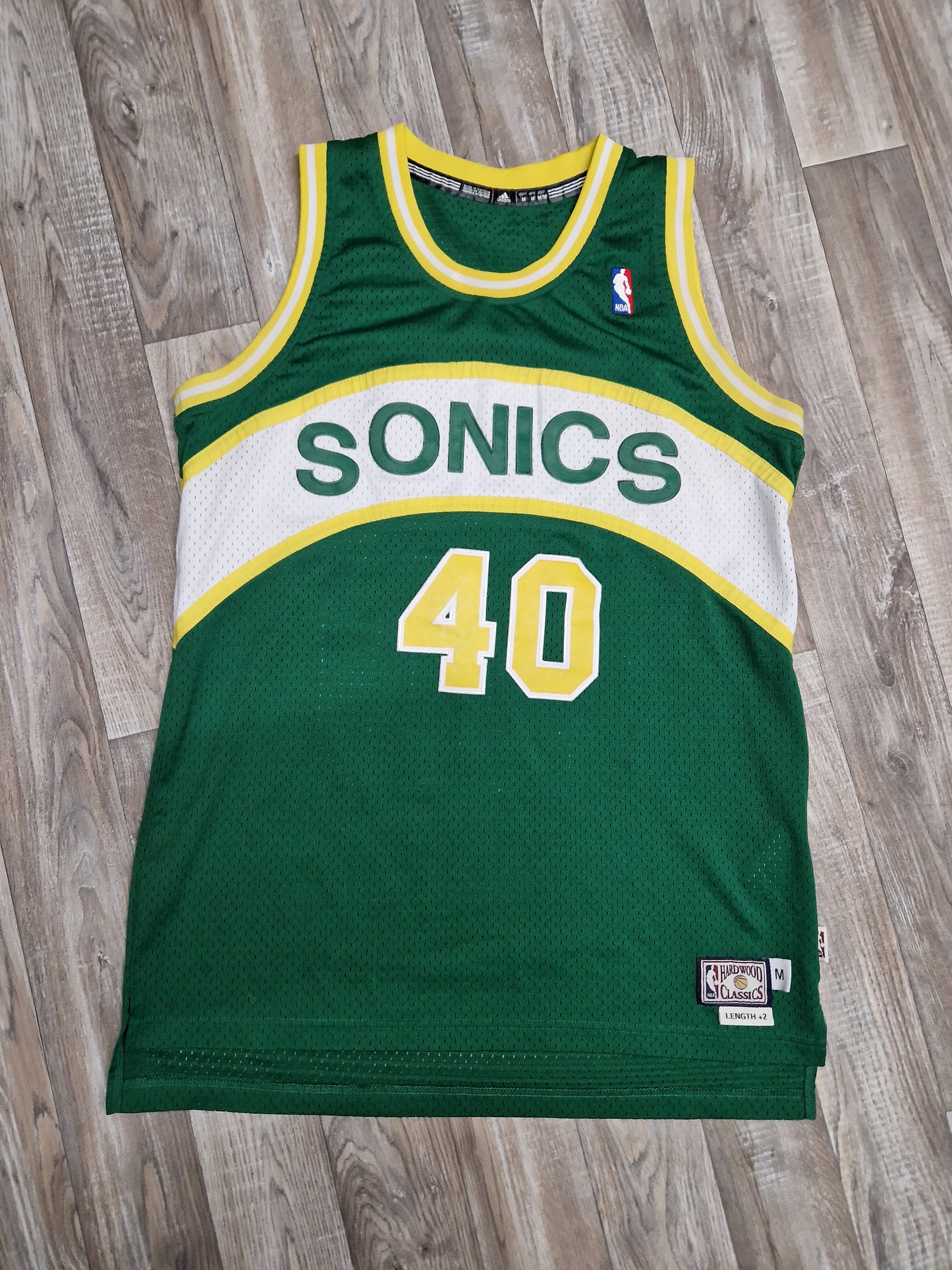 Shawn Kemp Seattle Supersonics Jersey Size Medium