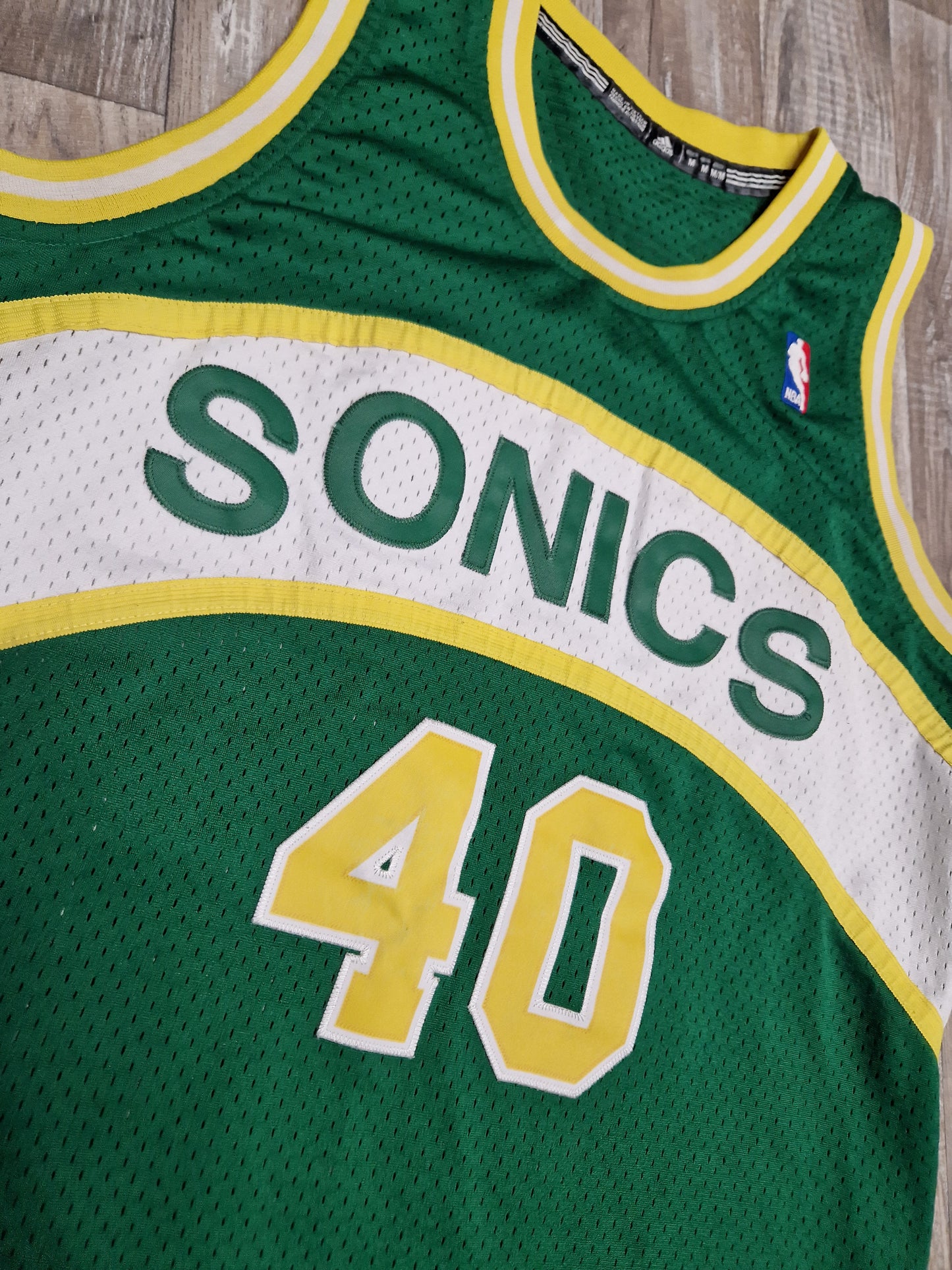 Shawn Kemp Seattle Supersonics Jersey Size Medium