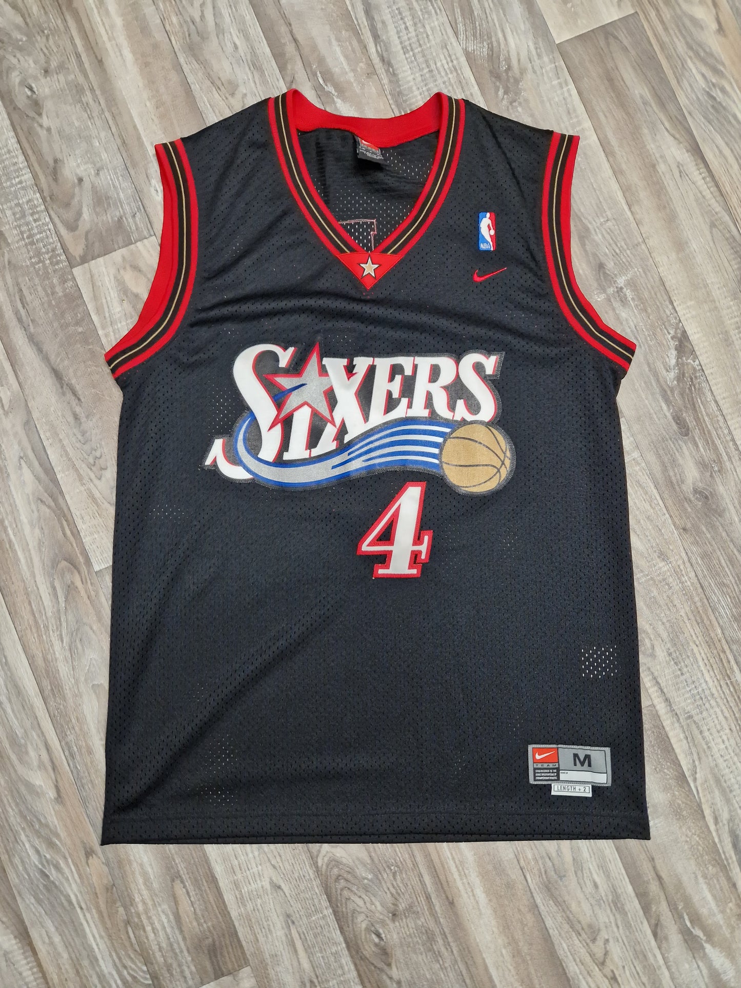 Keith Van Horn Philadelphia 76ers Jersey Size Medium