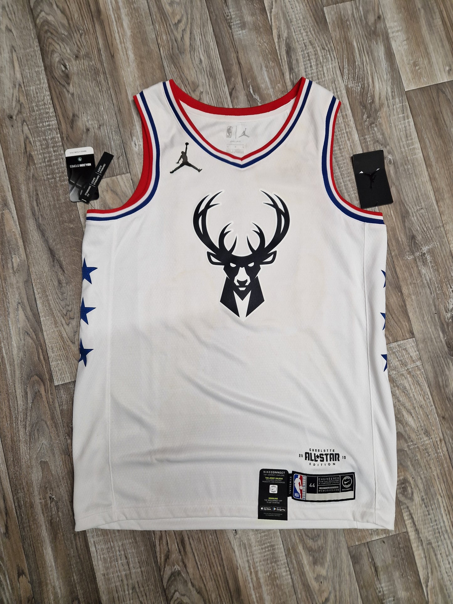 Giannis Antetokounmpo NBA All Star Jersey Size Medium