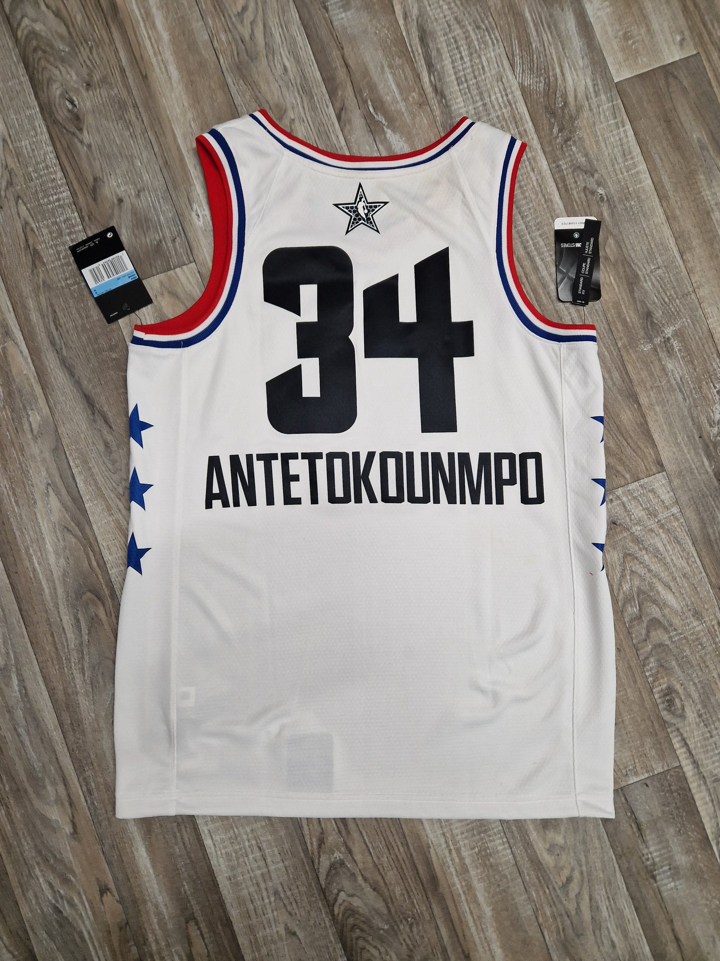 Giannis Antetokounmpo NBA All Star Jersey Size Medium