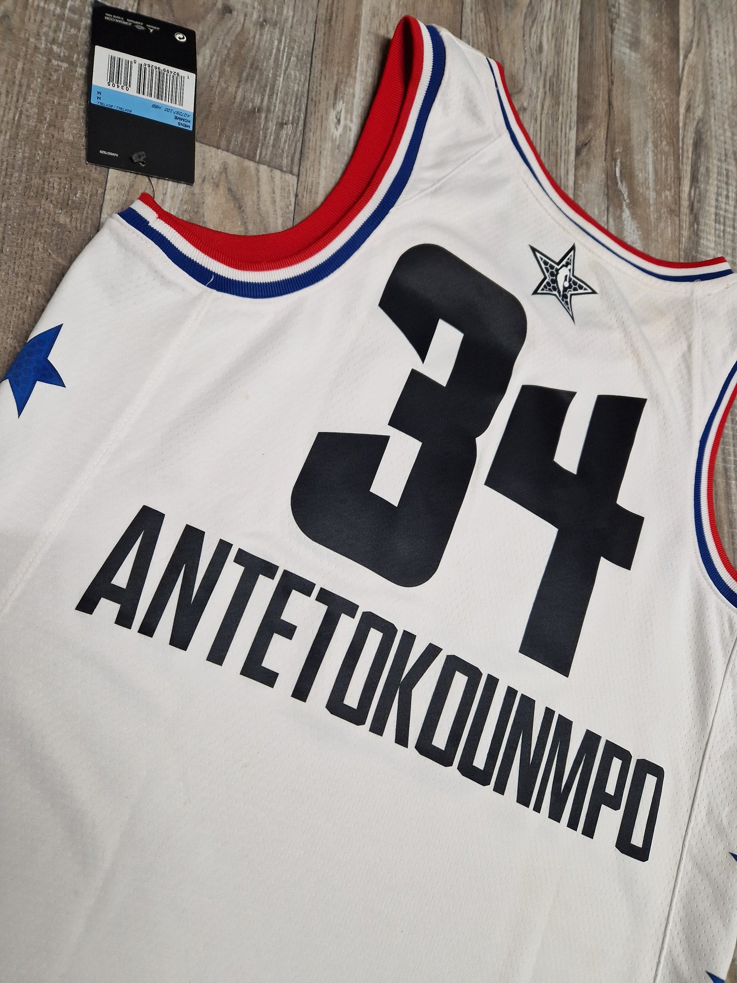 Giannis Antetokounmpo NBA All Star Jersey Size Medium