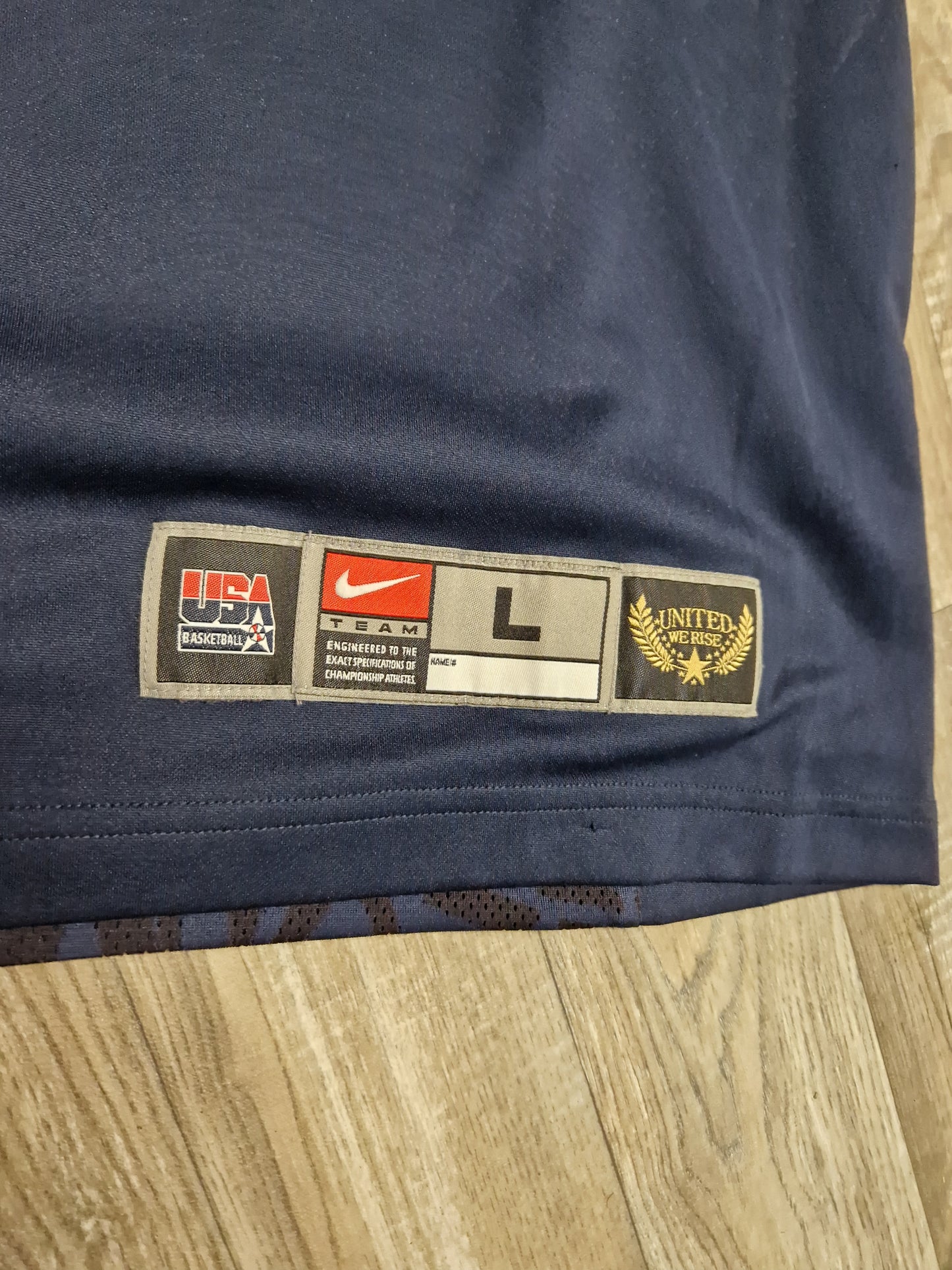 LeBron James Authentic Team USA Jersey Size Large