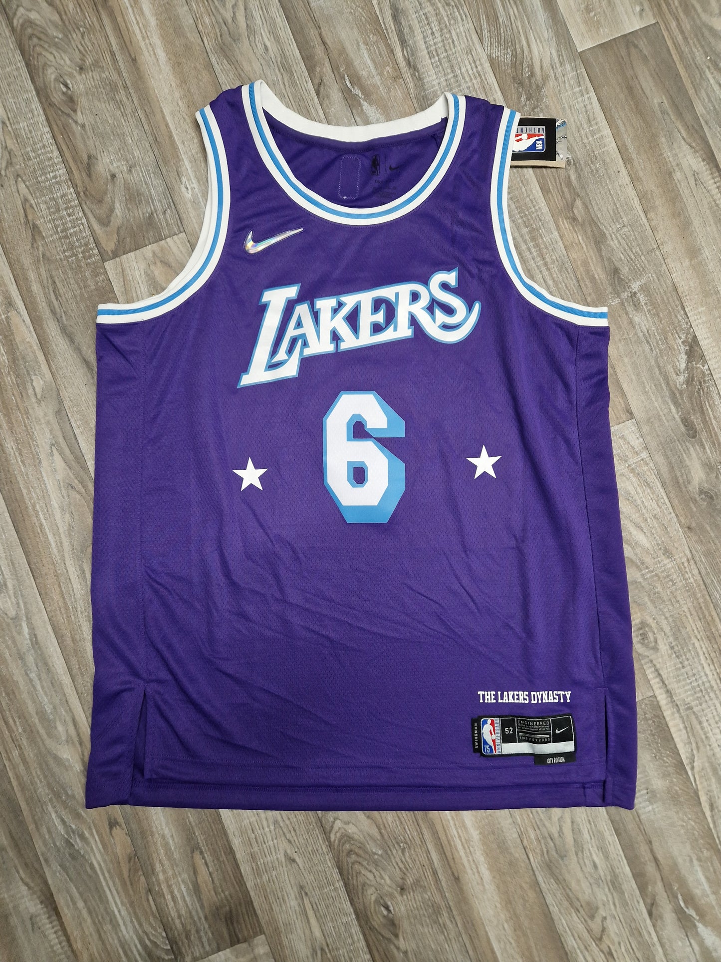 LeBron James Los Angeles Lakers 75th Anniversary Jersey Size XL