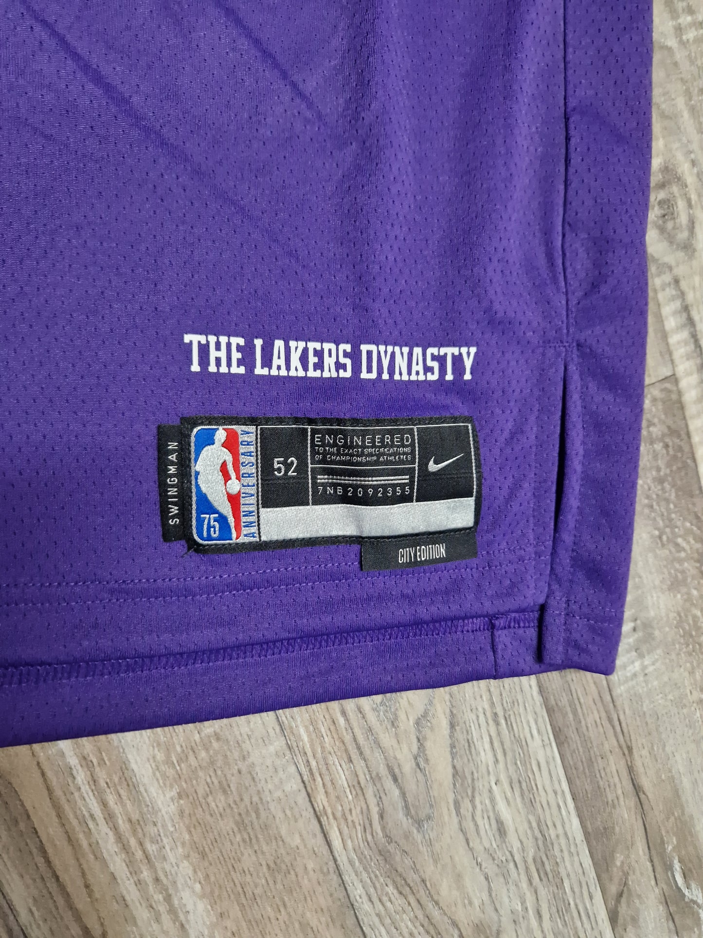 LeBron James Los Angeles Lakers 75th Anniversary Jersey Size XL