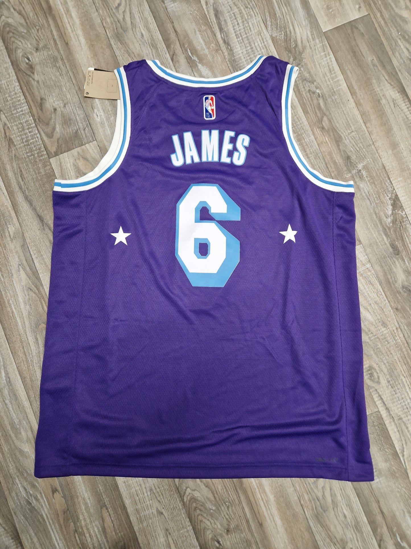 LeBron James Los Angeles Lakers 75th Anniversary Jersey Size XL