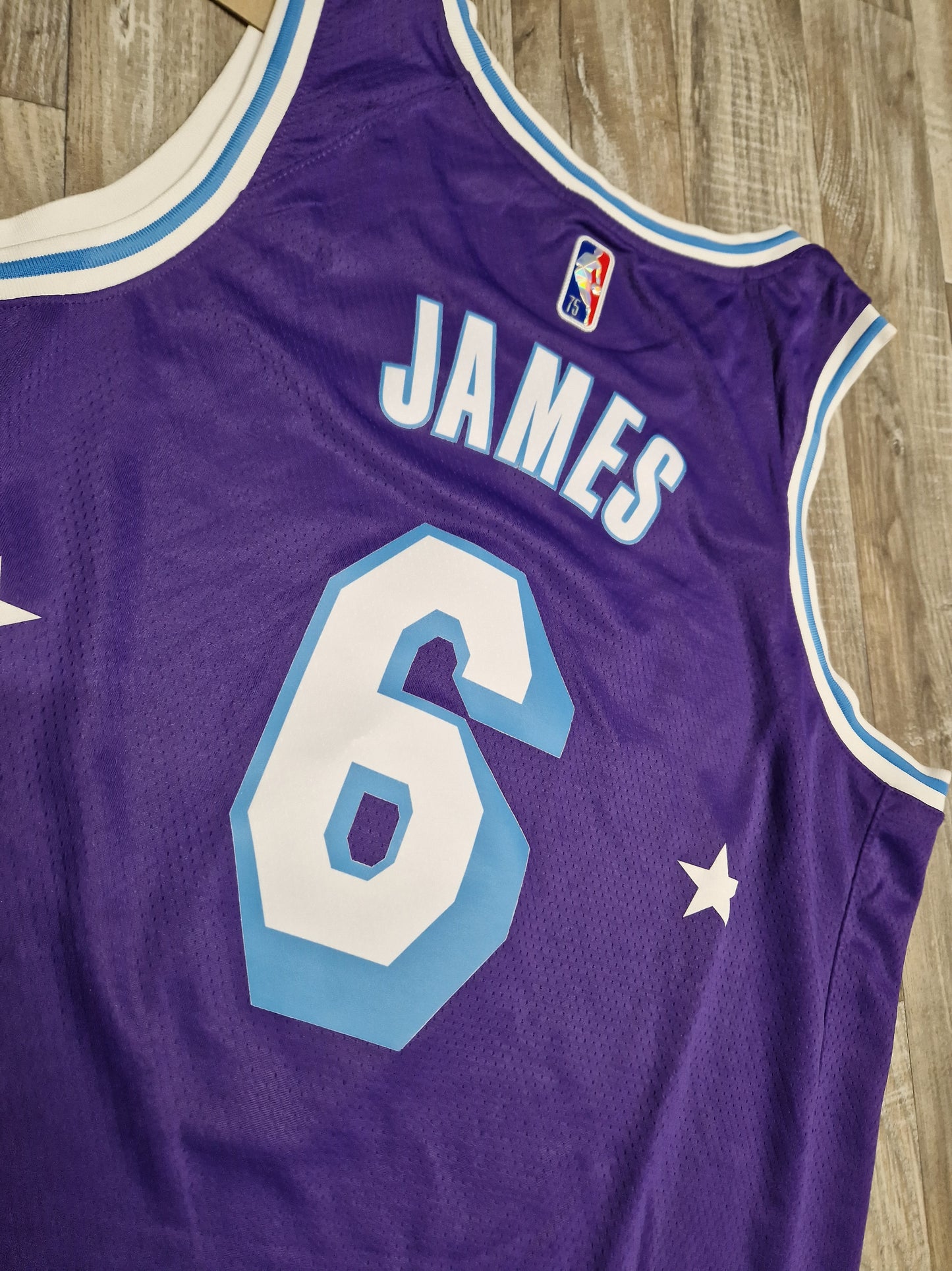 LeBron James Los Angeles Lakers 75th Anniversary Jersey Size XL