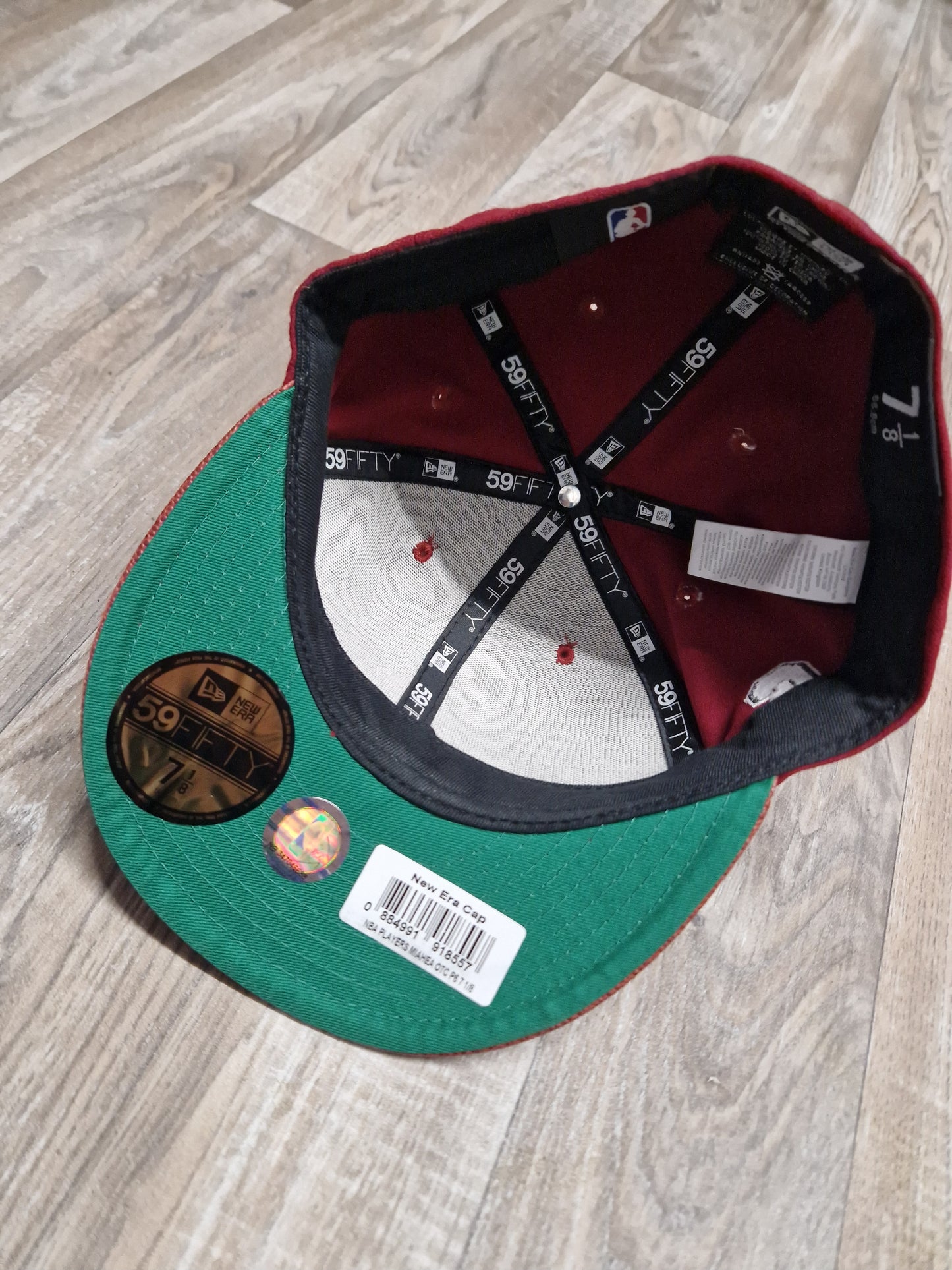 LeBron James Miami Heat Fitted Hat Cap Size 7 1/8