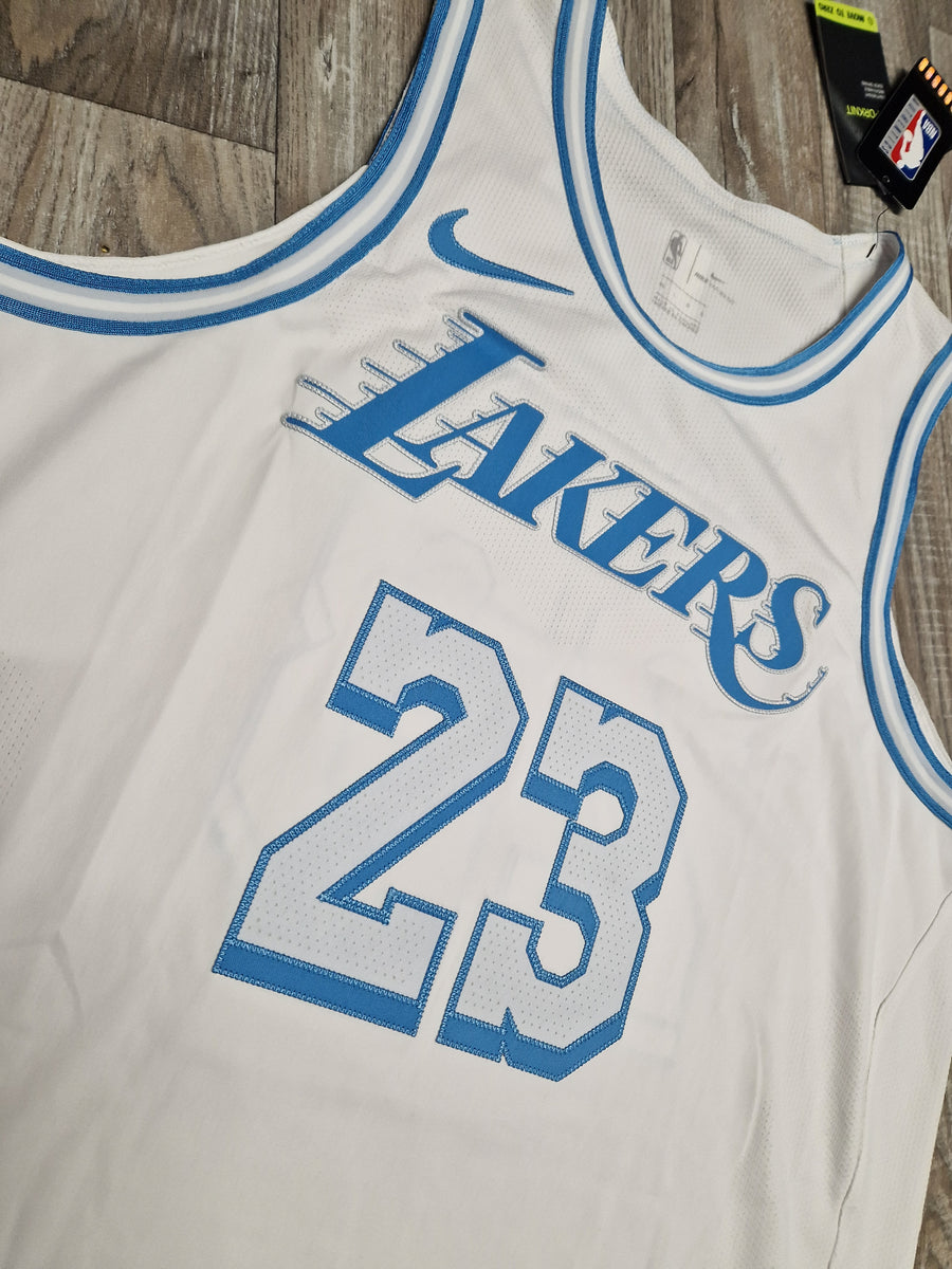Authentic lebron laker jersey sales
