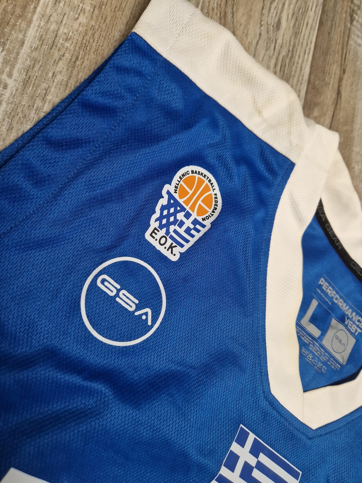 Giannis Antetokounmpo Greece Basketball Jersey Size Large