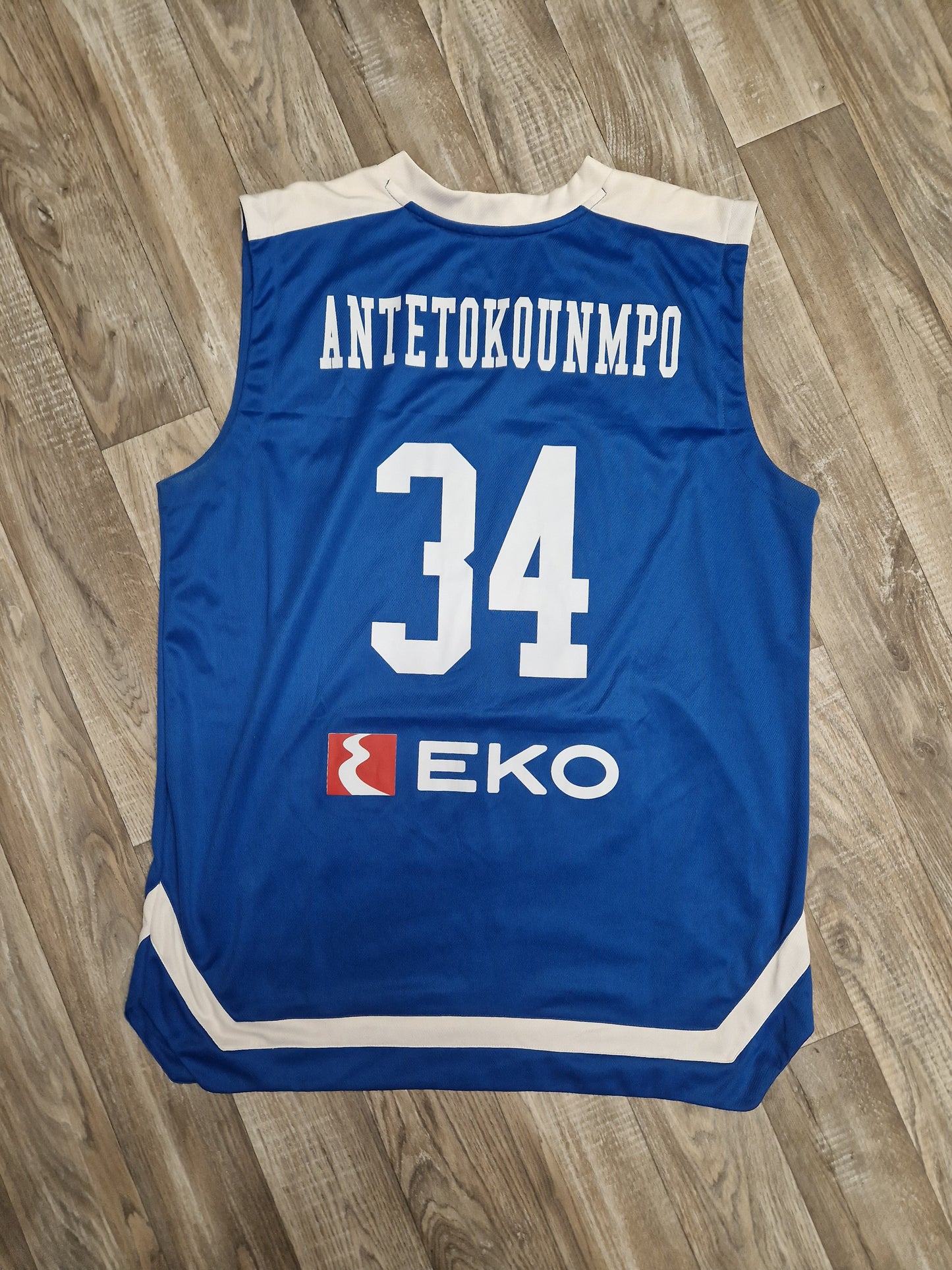 Giannis Antetokounmpo Greece Basketball Jersey Size Large