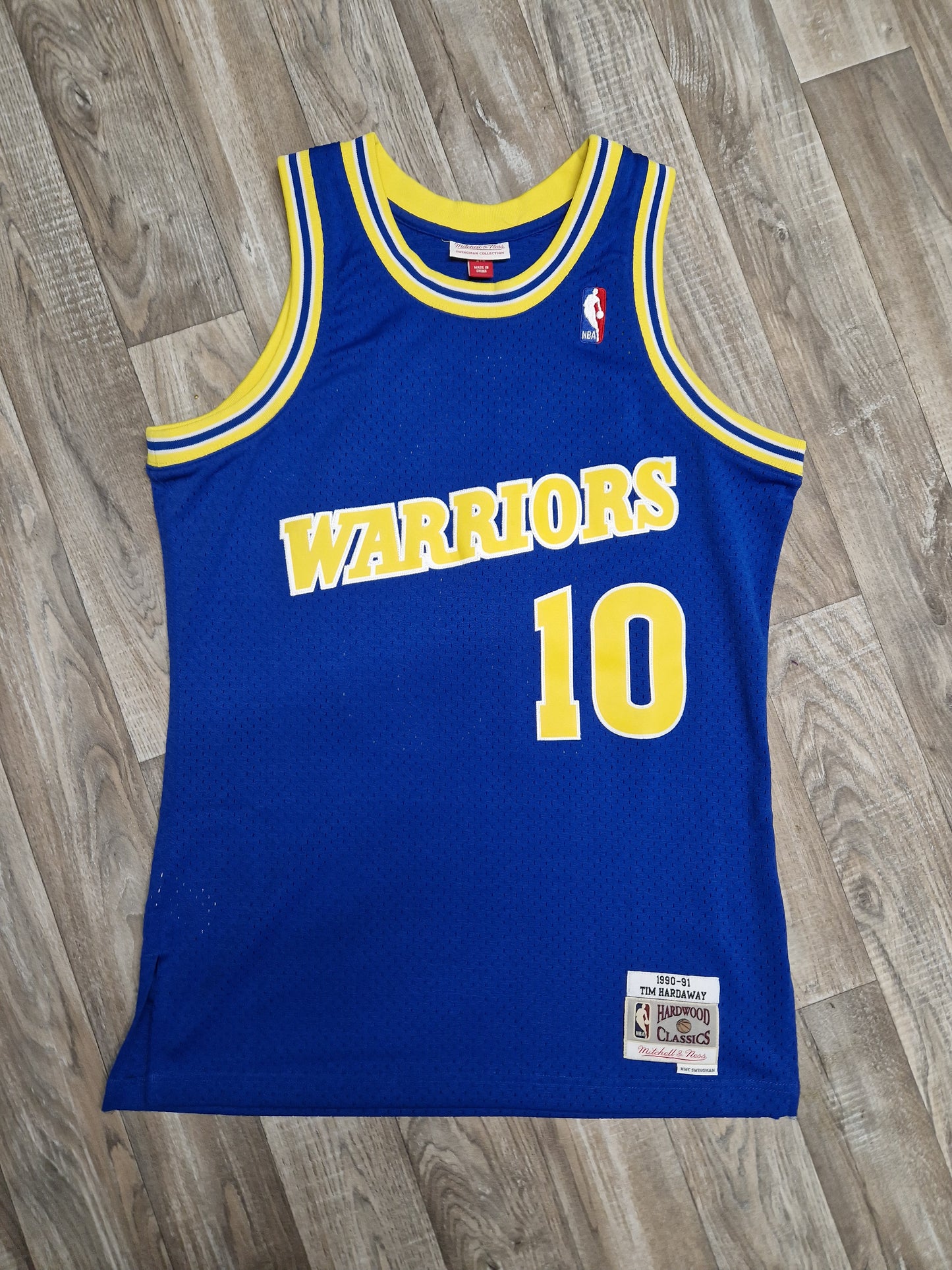 Tim Hardaway First Generation Golden State Warriors Jersey Size Medium