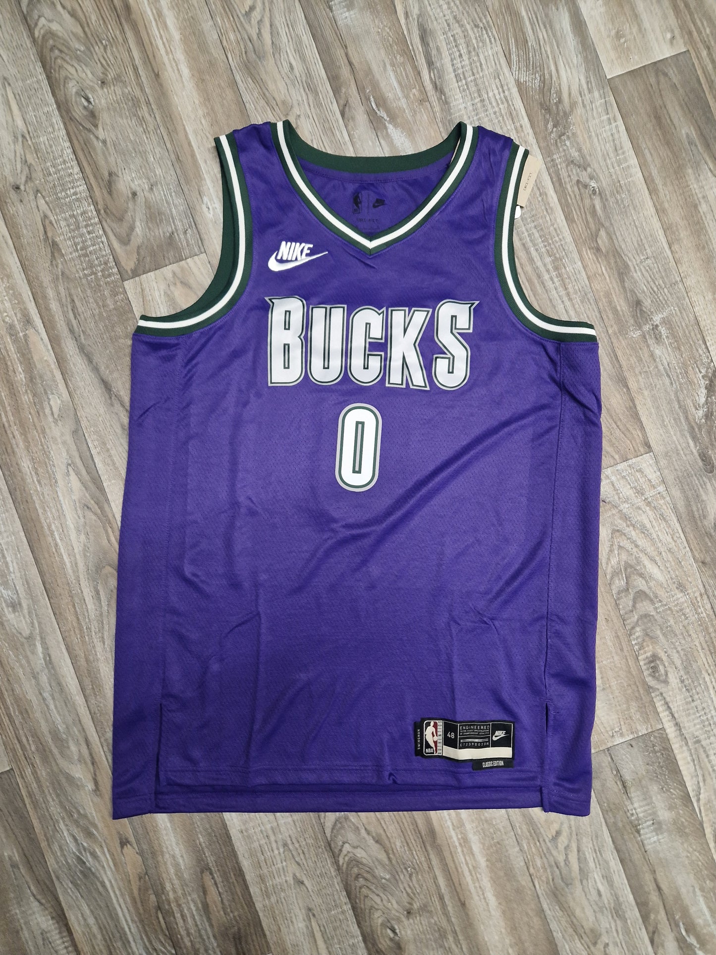 Damian Lillard Milwaukee Bucks Size Large