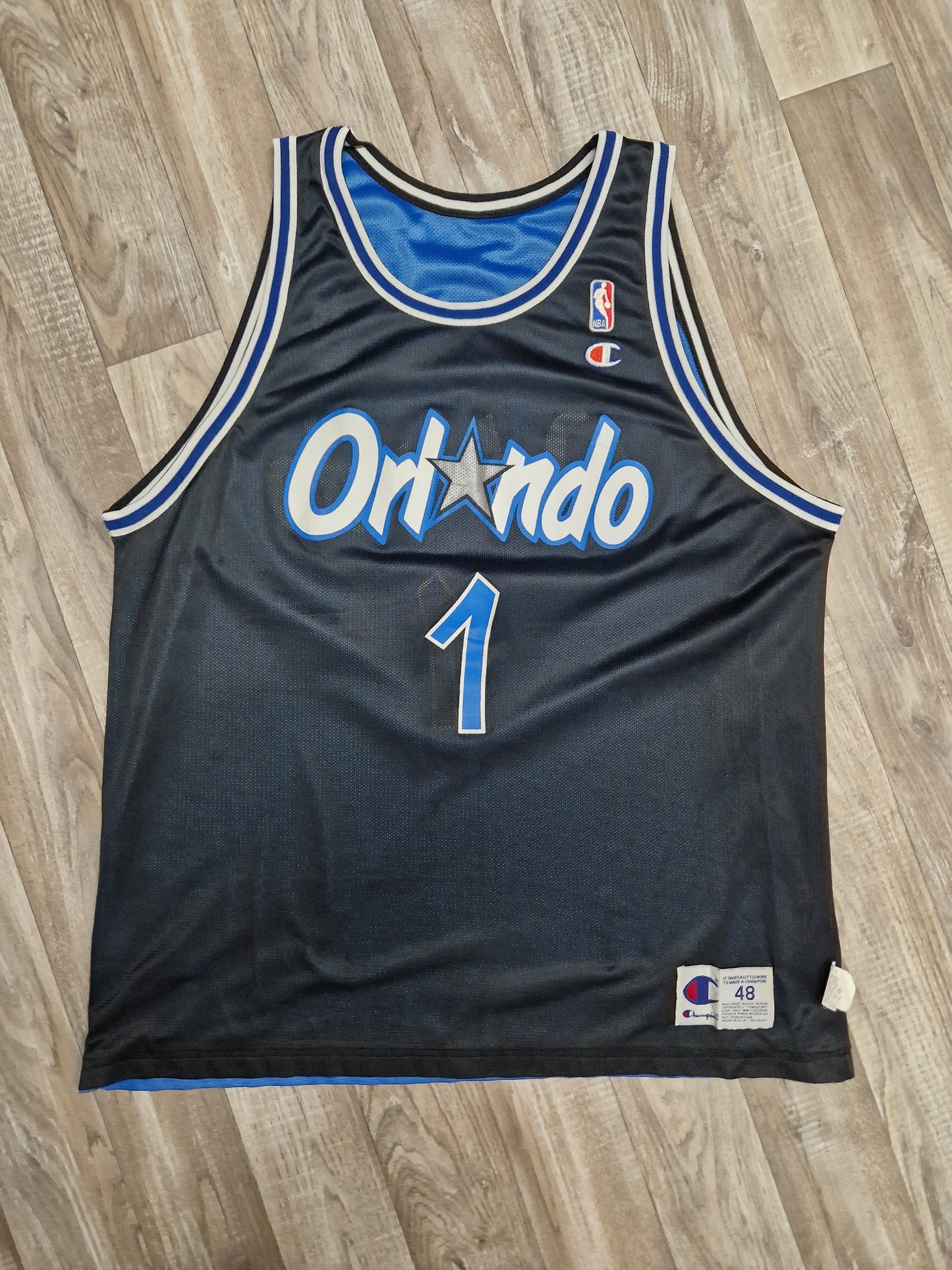 Penny Hardaway Reversible Orlando Magic Jersey Size XL