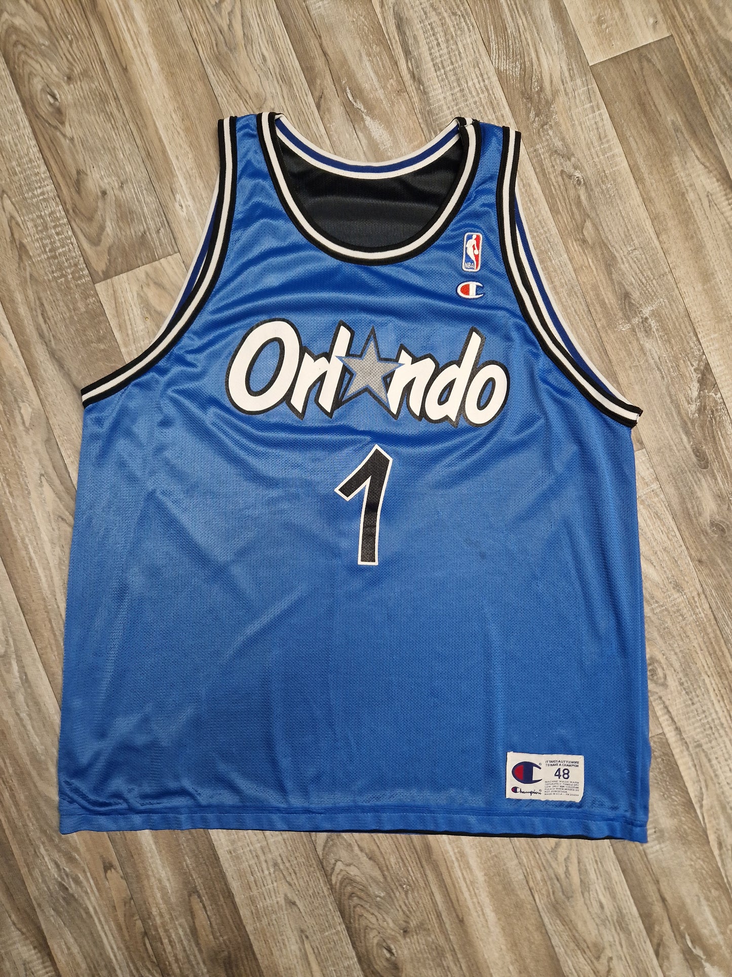 Penny Hardaway Reversible Orlando Magic Jersey Size XL
