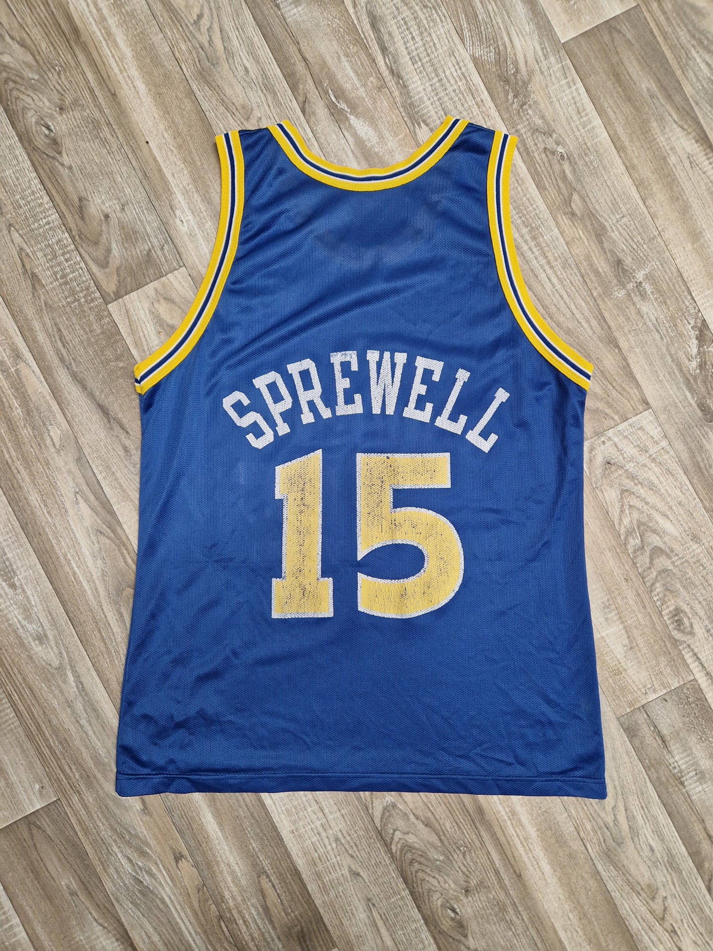 Latrell Sprewell Golden State Warriors Jersey Size Large