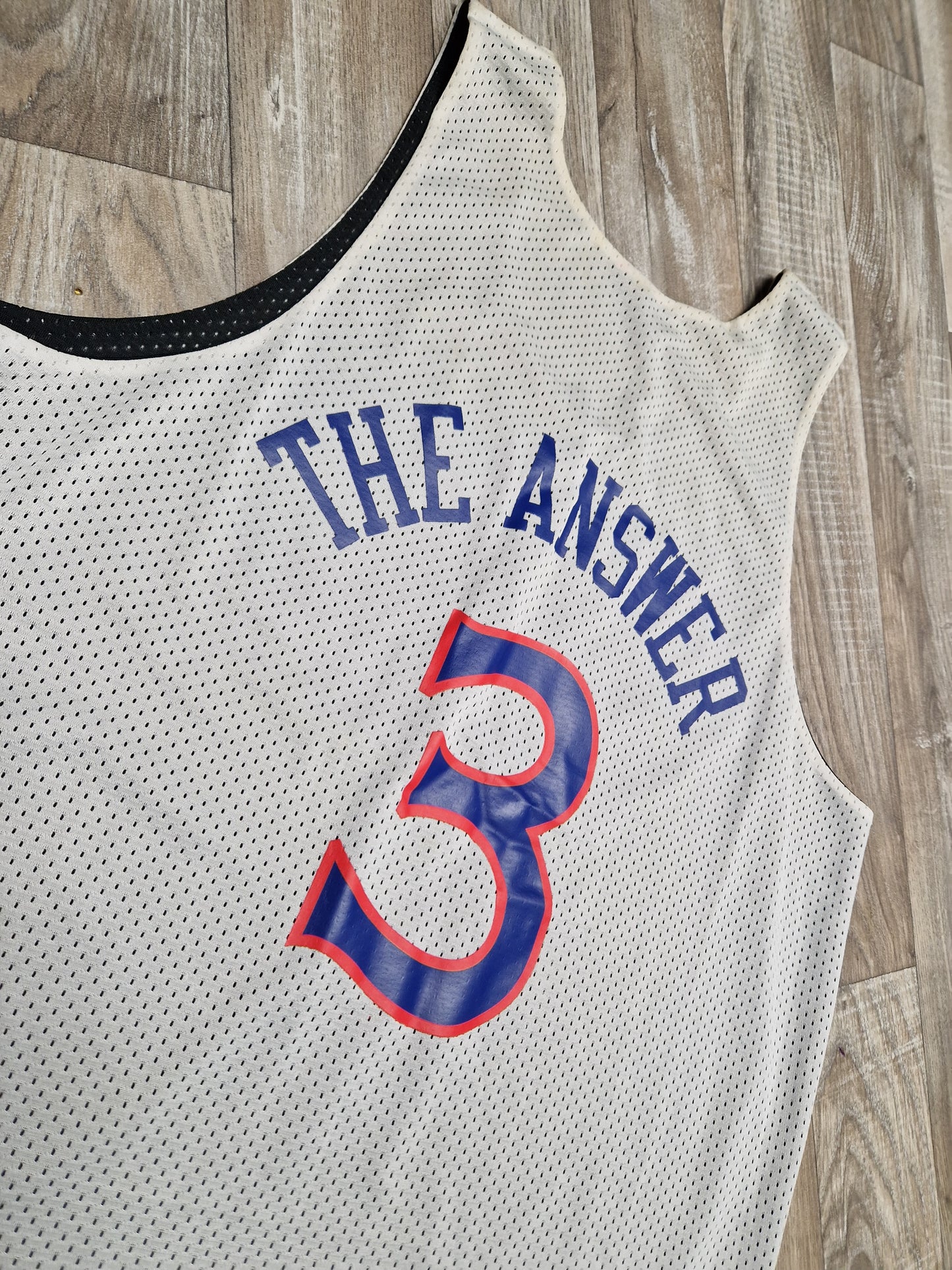 Allen Iverson Philadelphia 76ers Reversible Jersey Size Medium