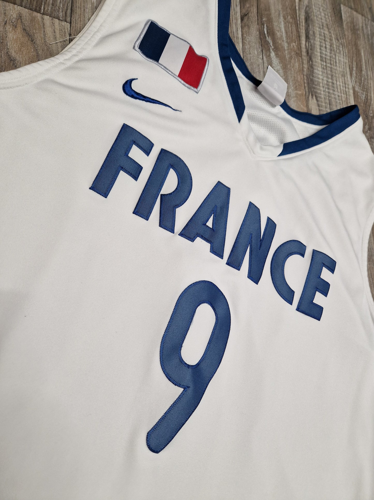 Tony Parker Authentic France Basketball Jersey Size XL